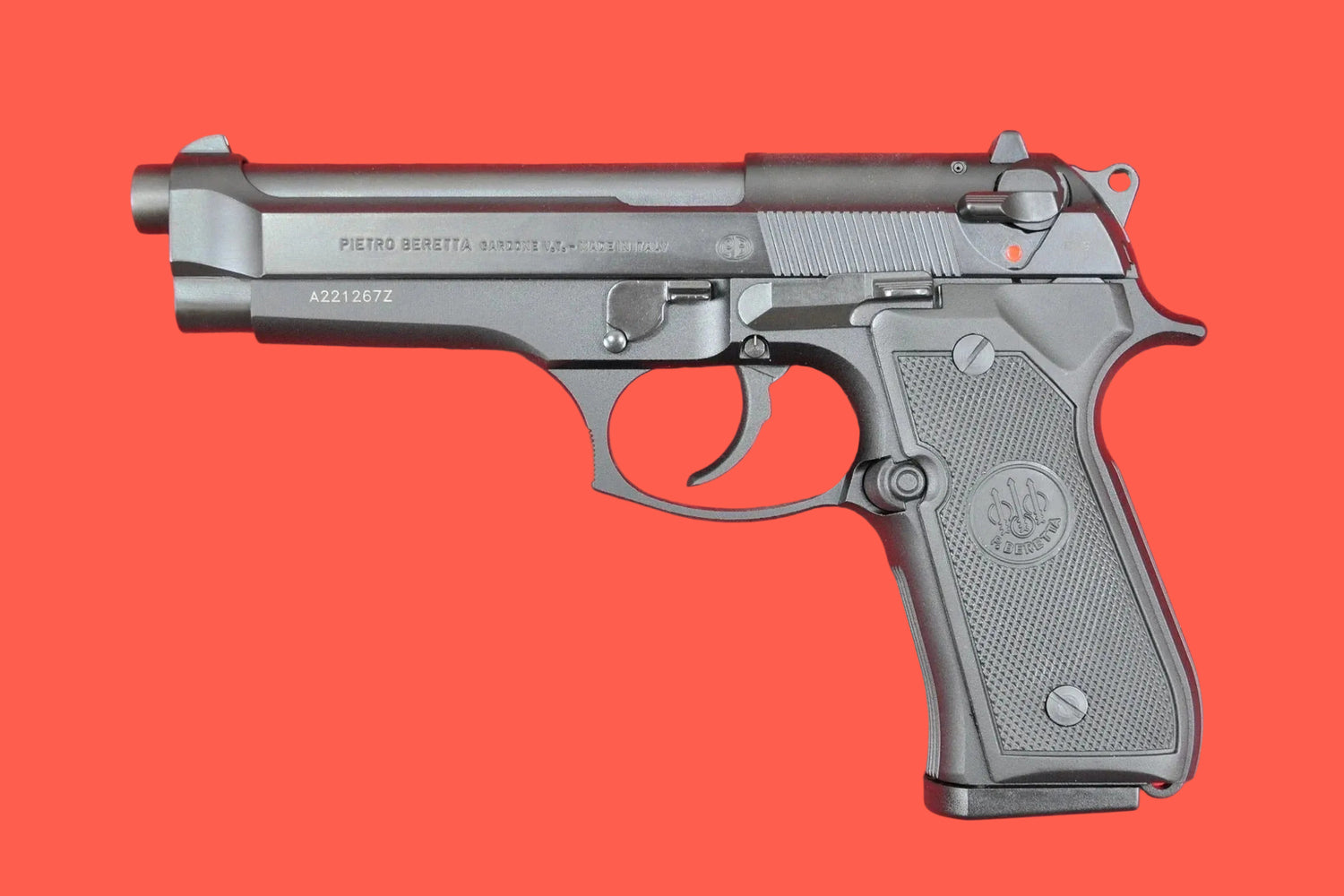 Beretta 92 Fs 9Mm Luger Pistole Sportpistole Kaliber 9mm – Seitenansicht links