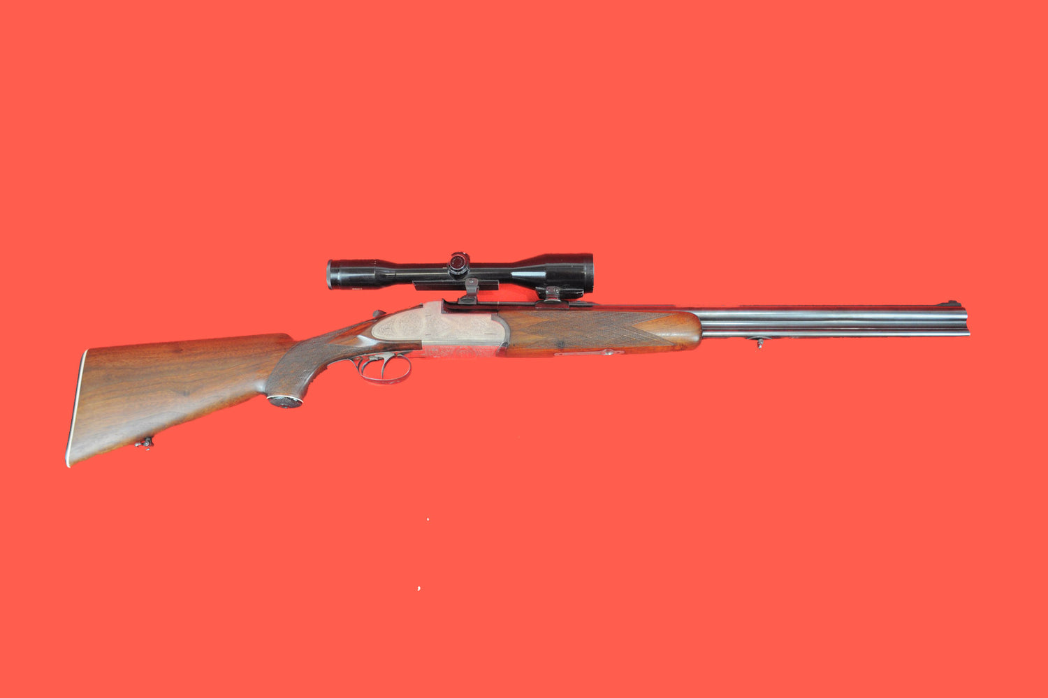 Bockbüchsflinte Zoli BBF 7x57 R 12/70 gebraucht - Seitenansicht rechts