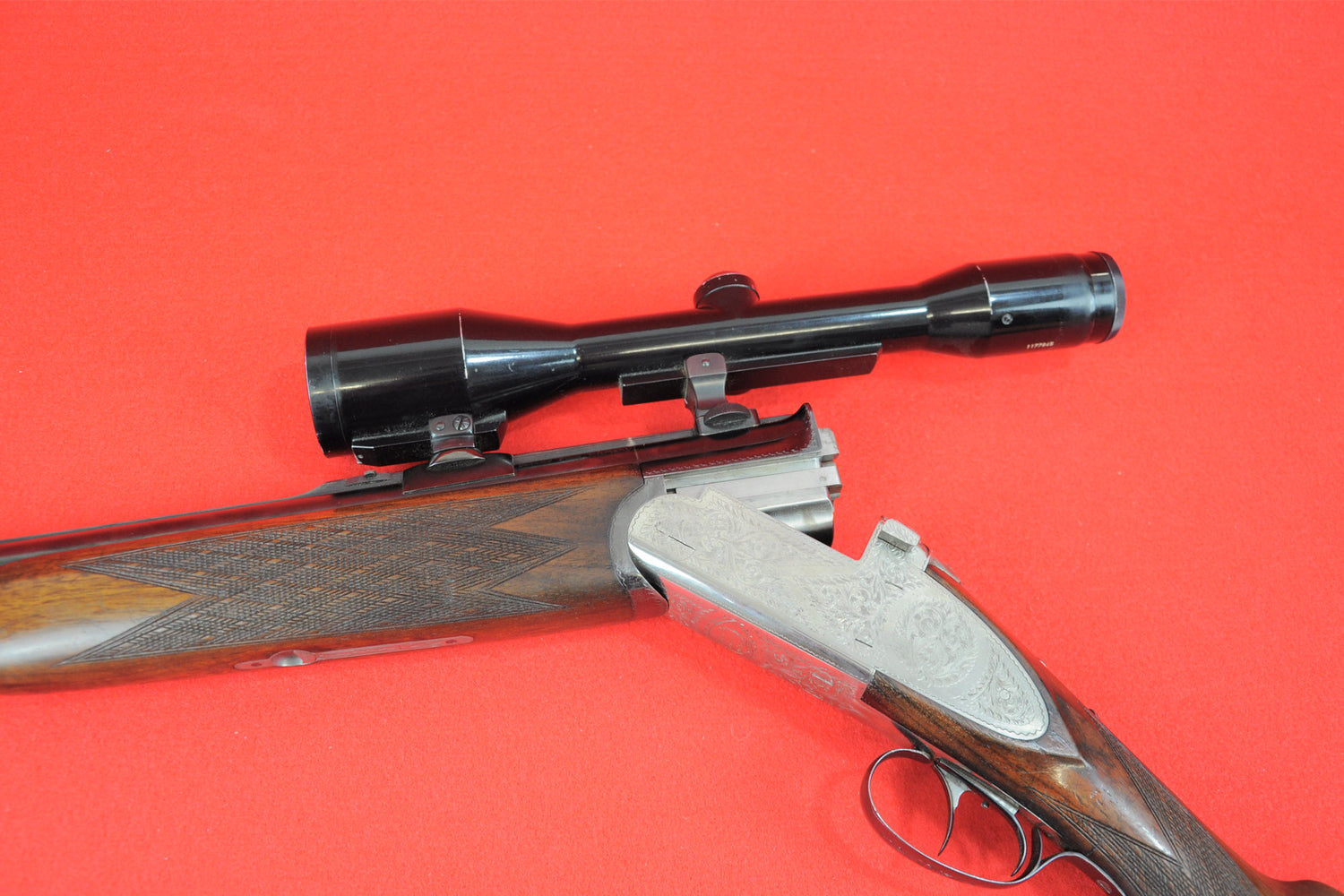 Bockbüchsflinte Zoli BBF 7x57 R 12/70 gebraucht - Seitenansicht