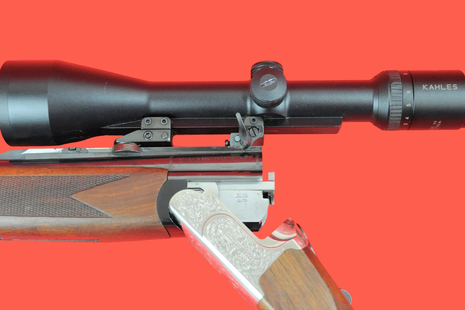 Bockbüchsflinte Zoli Corona BBF .30-06 12/70 gebraucht - Seitenansicht