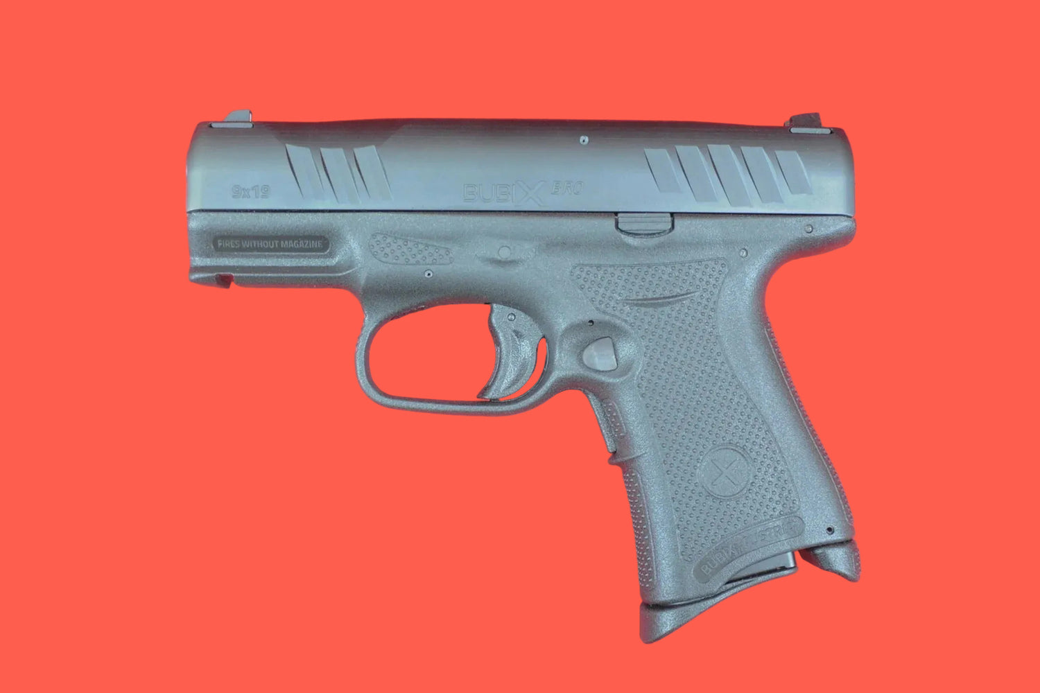 Bubix Bro 9 Mm Luger Pistole Sportpistole – Seitenansicht links