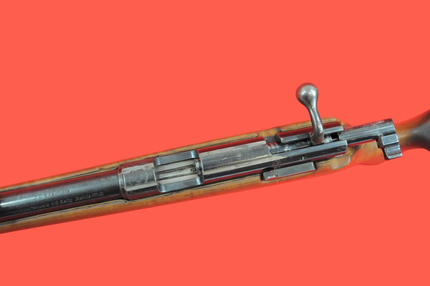 Einzellader‑Büchse Anschütz Mod. Germania Sport .22 LR gebraucht - Verschluss