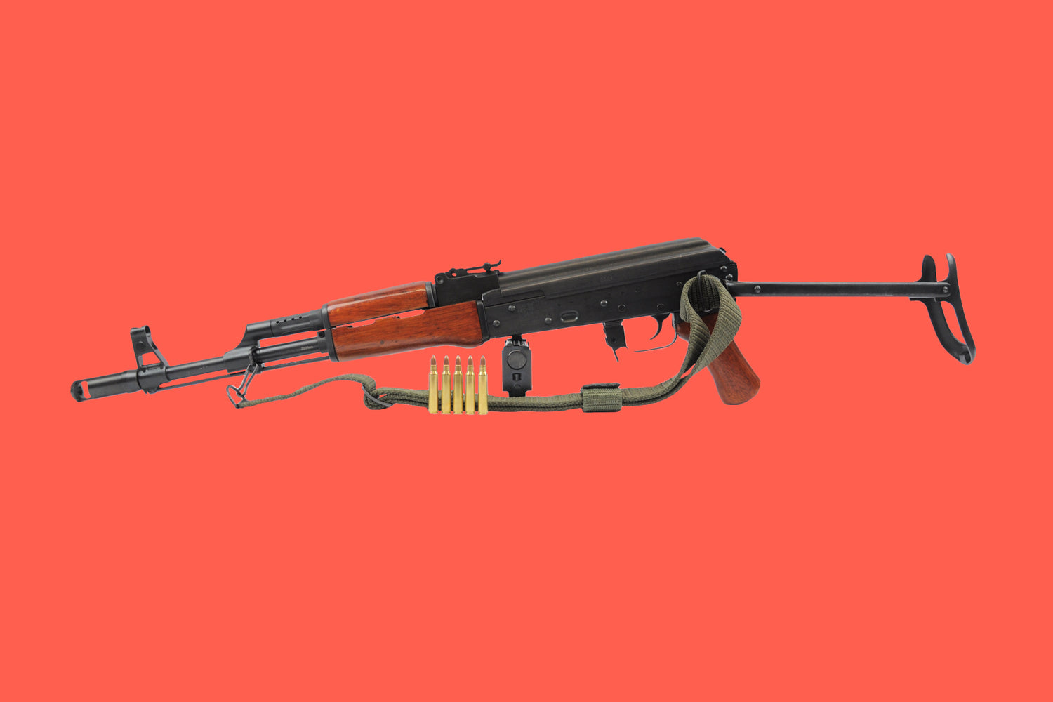 Halbautomatische Büchse SDM AKS-74 .223Rem Ansicht - Seite