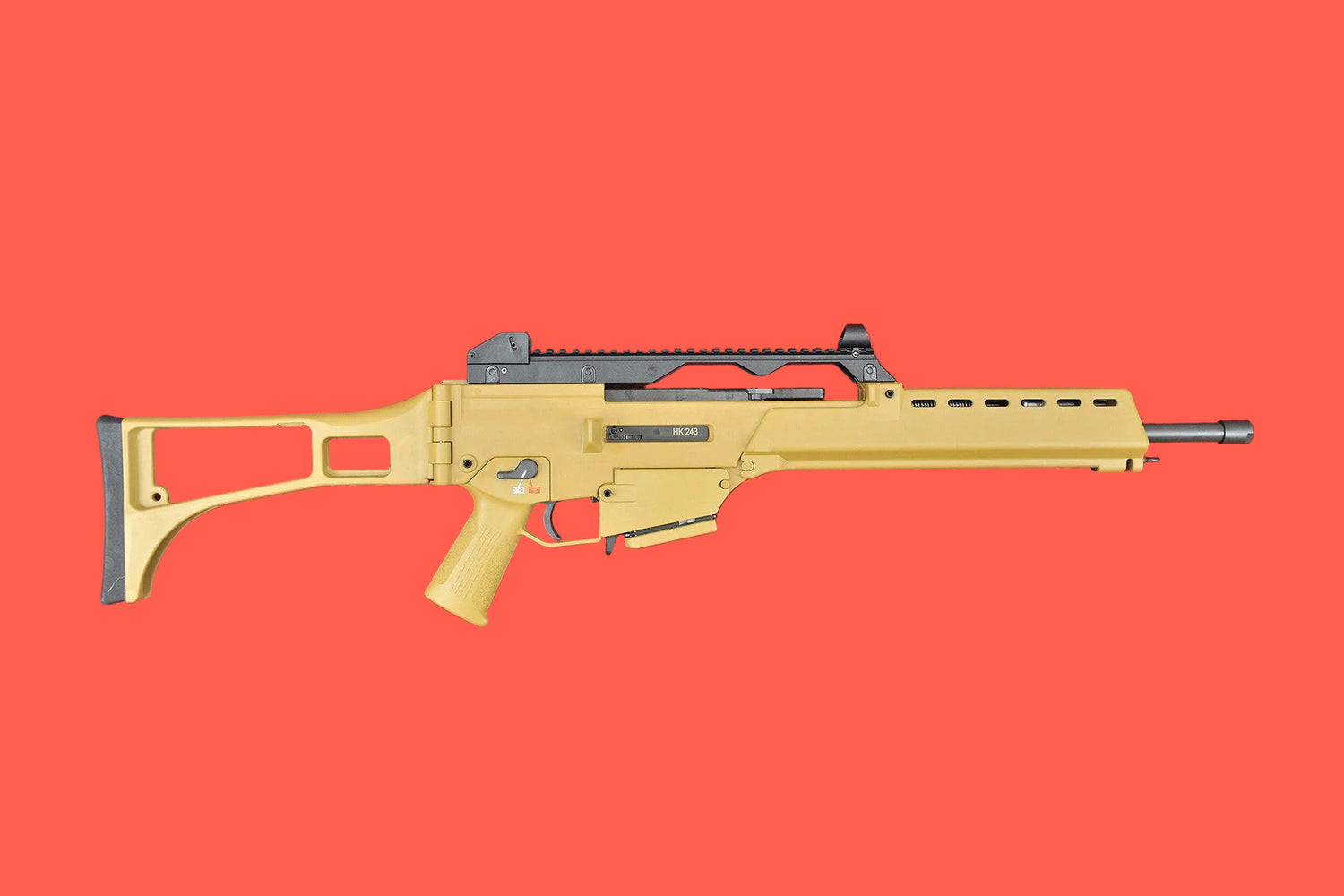 Heckler Und Koch Hk243 S Sar Sandfarben Buechse Selbstladebüchse – Detailansicht