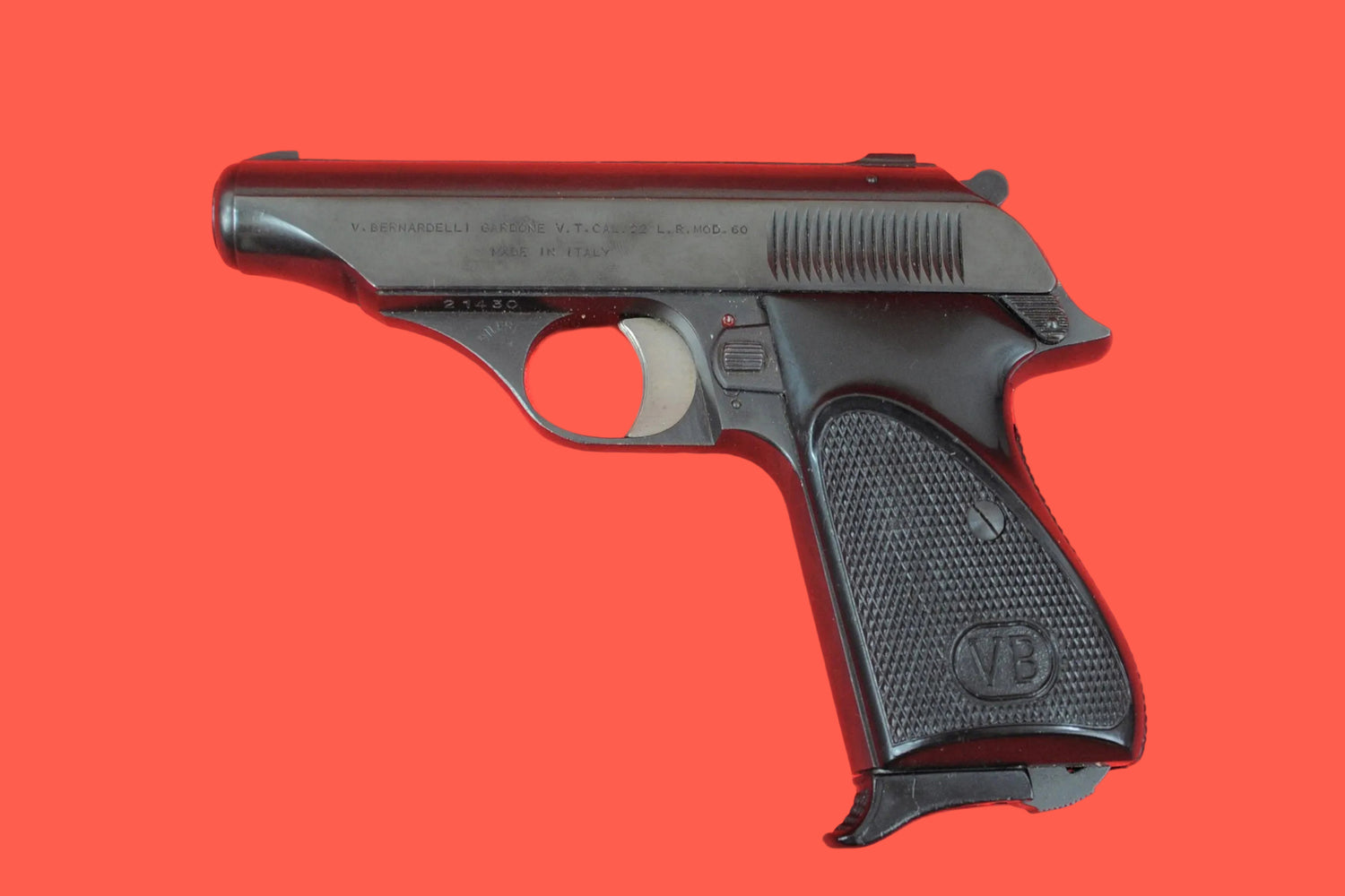 Halbautomatische Pistole Bernadelli Mod. 60 .22 LR gebraucht - Seitenansicht links