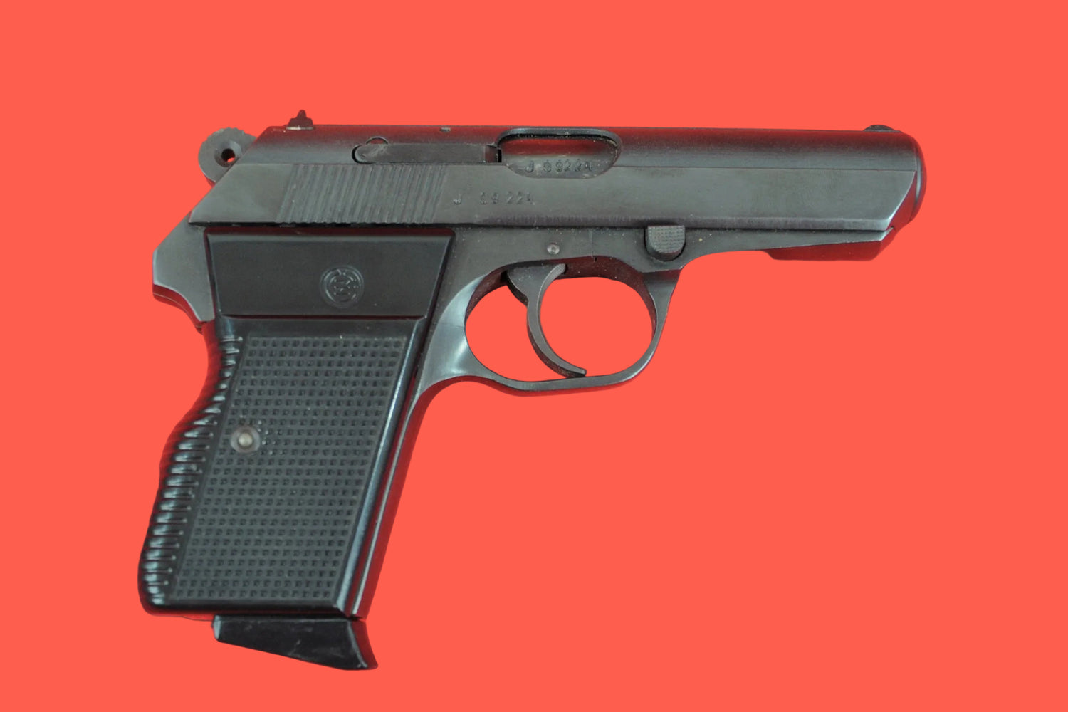 Halbautomatische Pistole Brünner 70 7,65 mm Browning gebraucht - Seitenansicht rechts