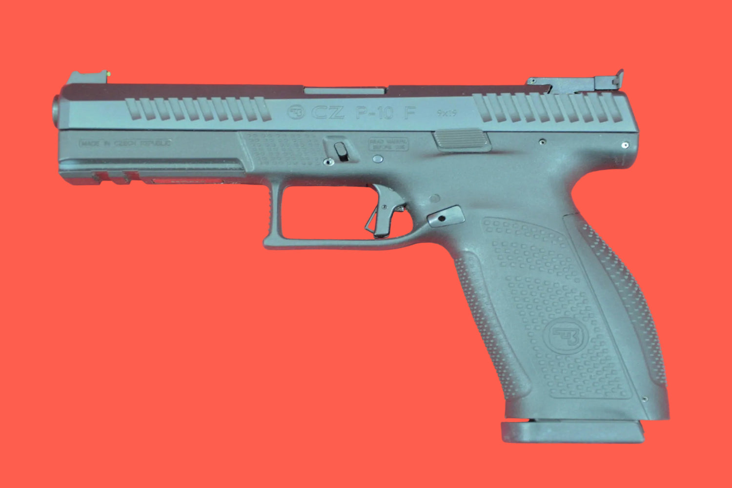 Halbautomatische Pistole CZ P-10 F 9mm Luger gebraucht - Seitenansicht links