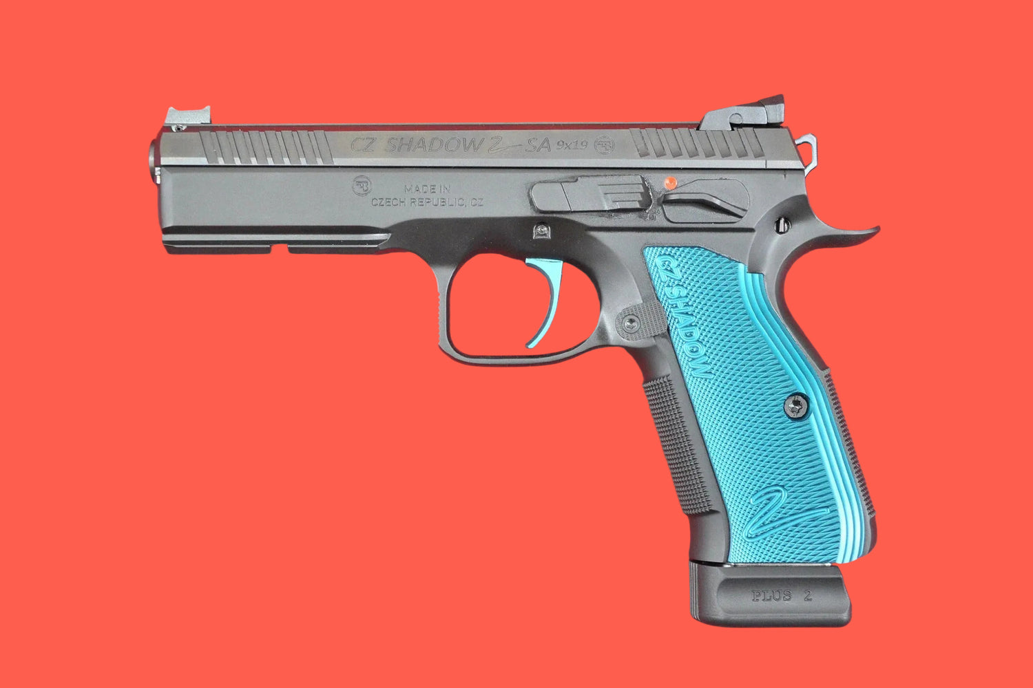 Halbautomatische Pistole CZ Shadow 2 SA 9mm Luger - Seitenansicht links