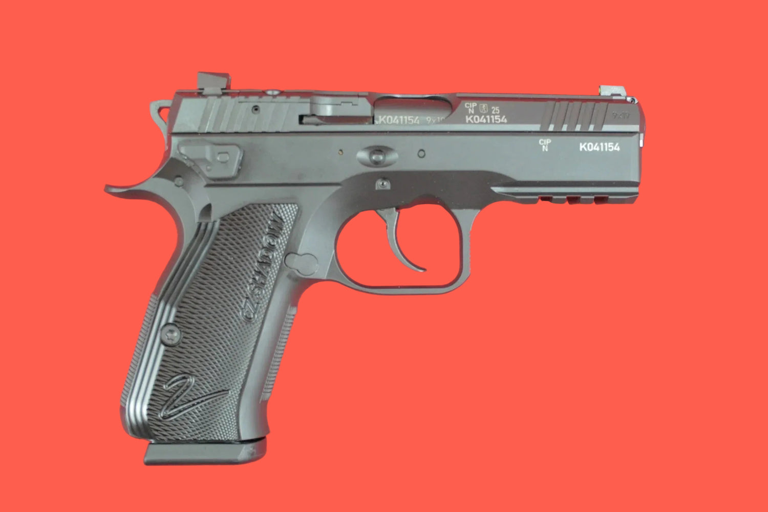 Halbautomatische Pistole CZ Shadow Carry 9mm Luger - Seitenansicht rechts