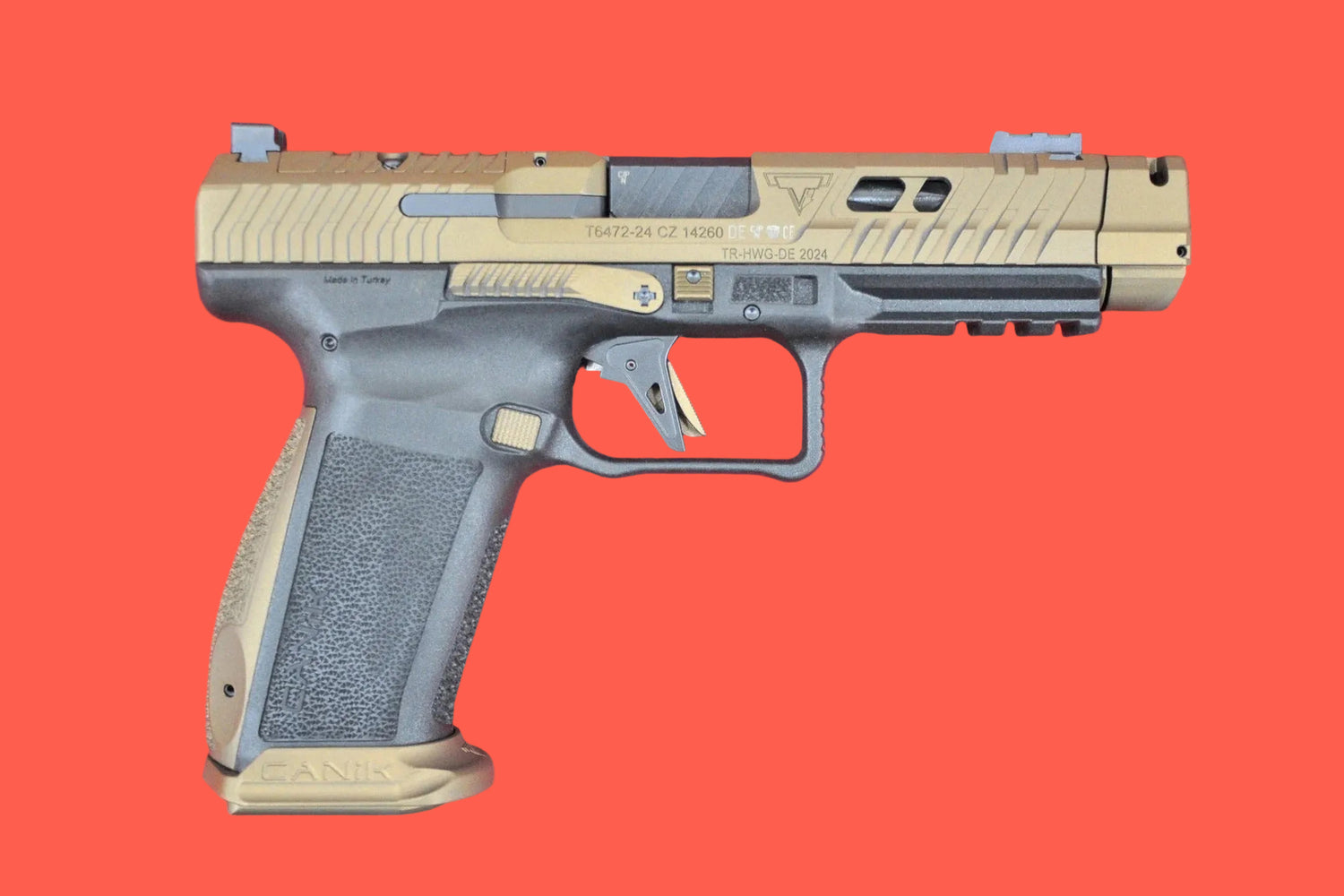 Halbautomatische Pistole Canik TTI Combat 9mm Luger - Seitenansicht rechts