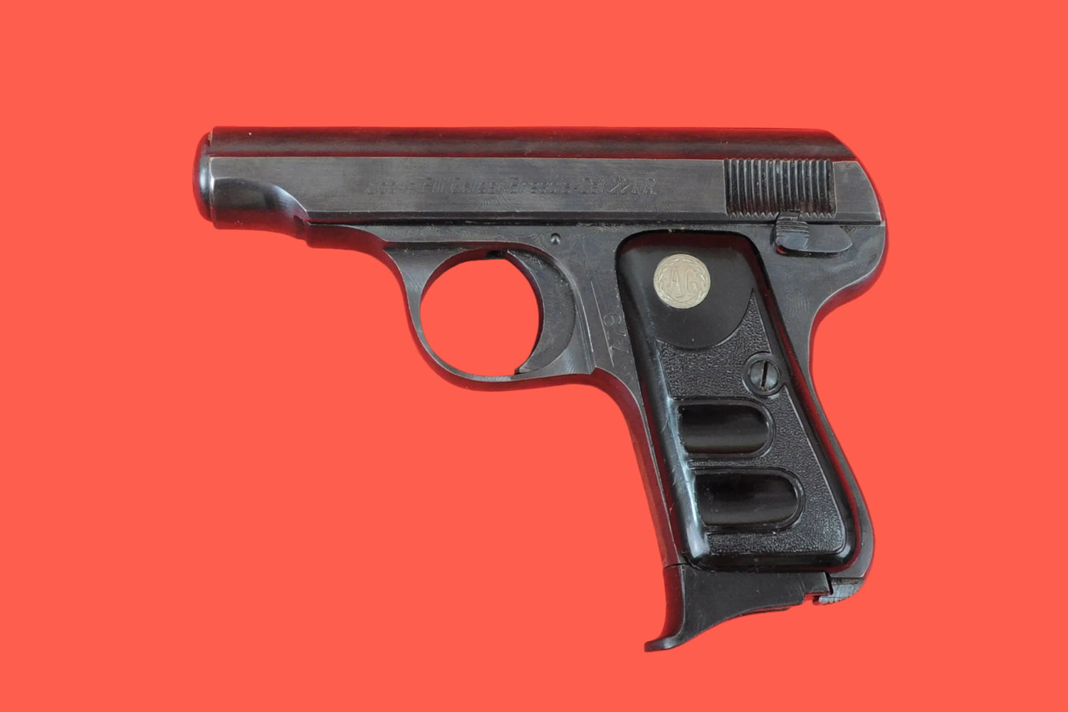 Halbautomatische Pistole Galesi Brescia Mod. 9 6,35 mm gebraucht - Seitenansicht links