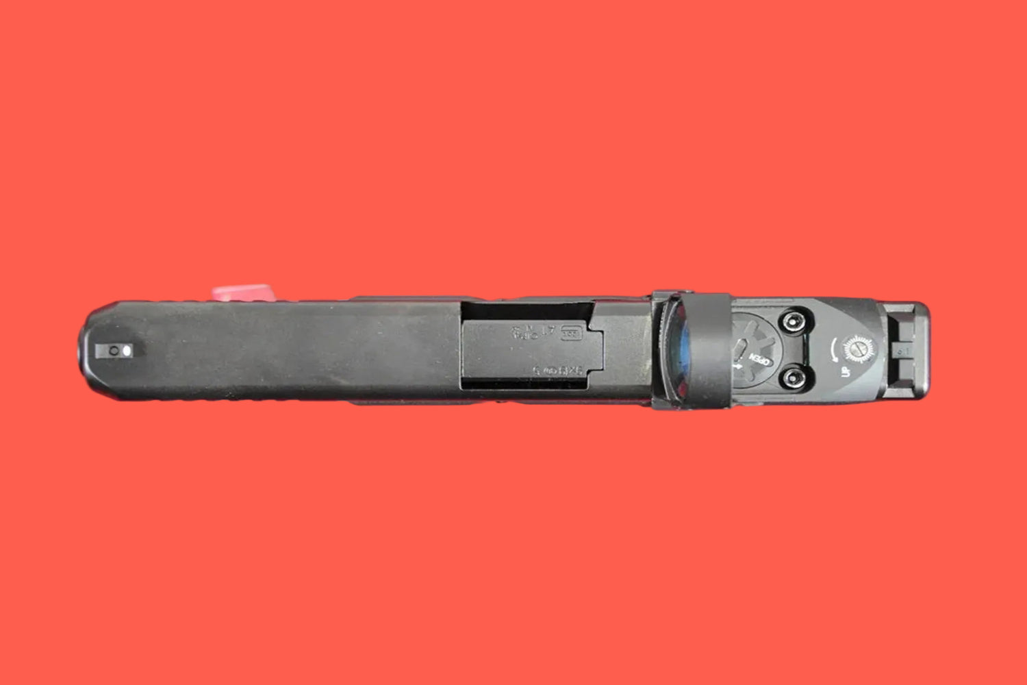 Halbautomatische Pistole Glock 17 Gen5 FS M.O.S. 9mm Luger - Seitenansicht/Draufsicht