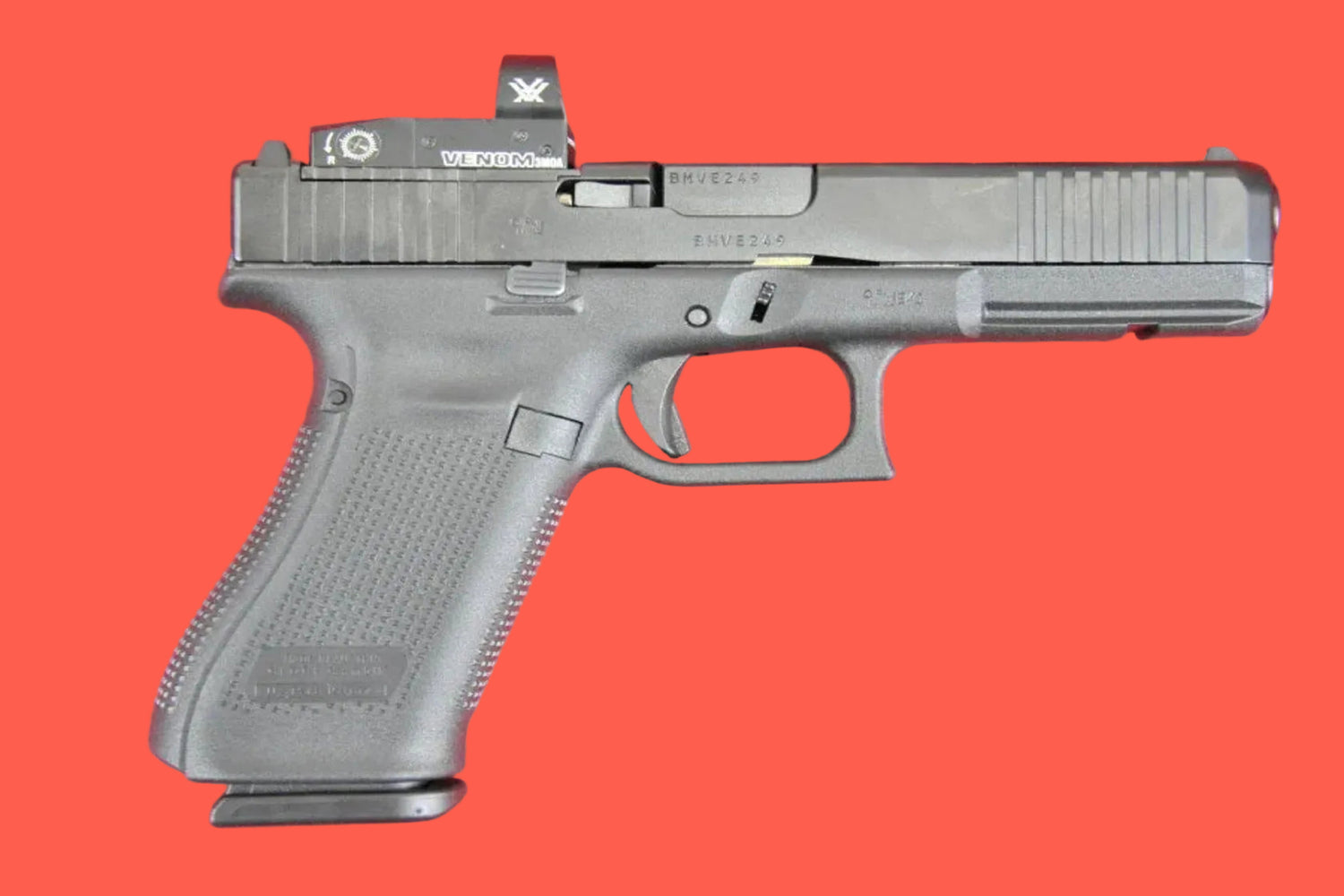 Halbautomatische Pistole Glock 17 Gen5 FS M.O.S. 9mm Luger - Seitenansicht rechts
