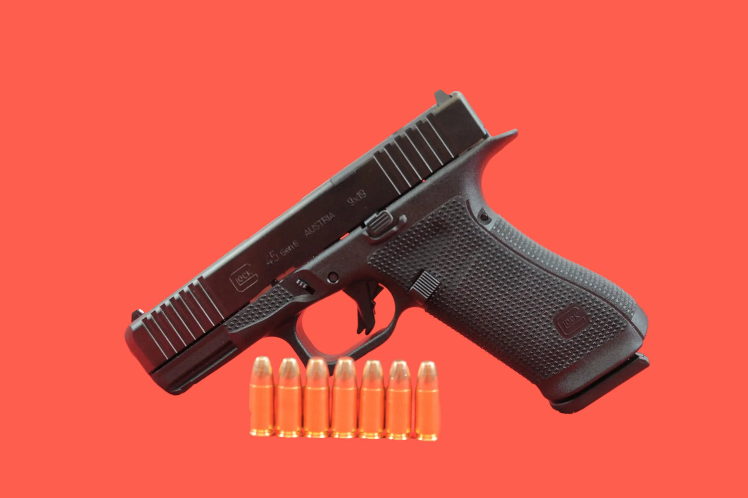 Halbautomatische Pistole Glock 45 Gen6 9mm Luger - Ansicht Seite