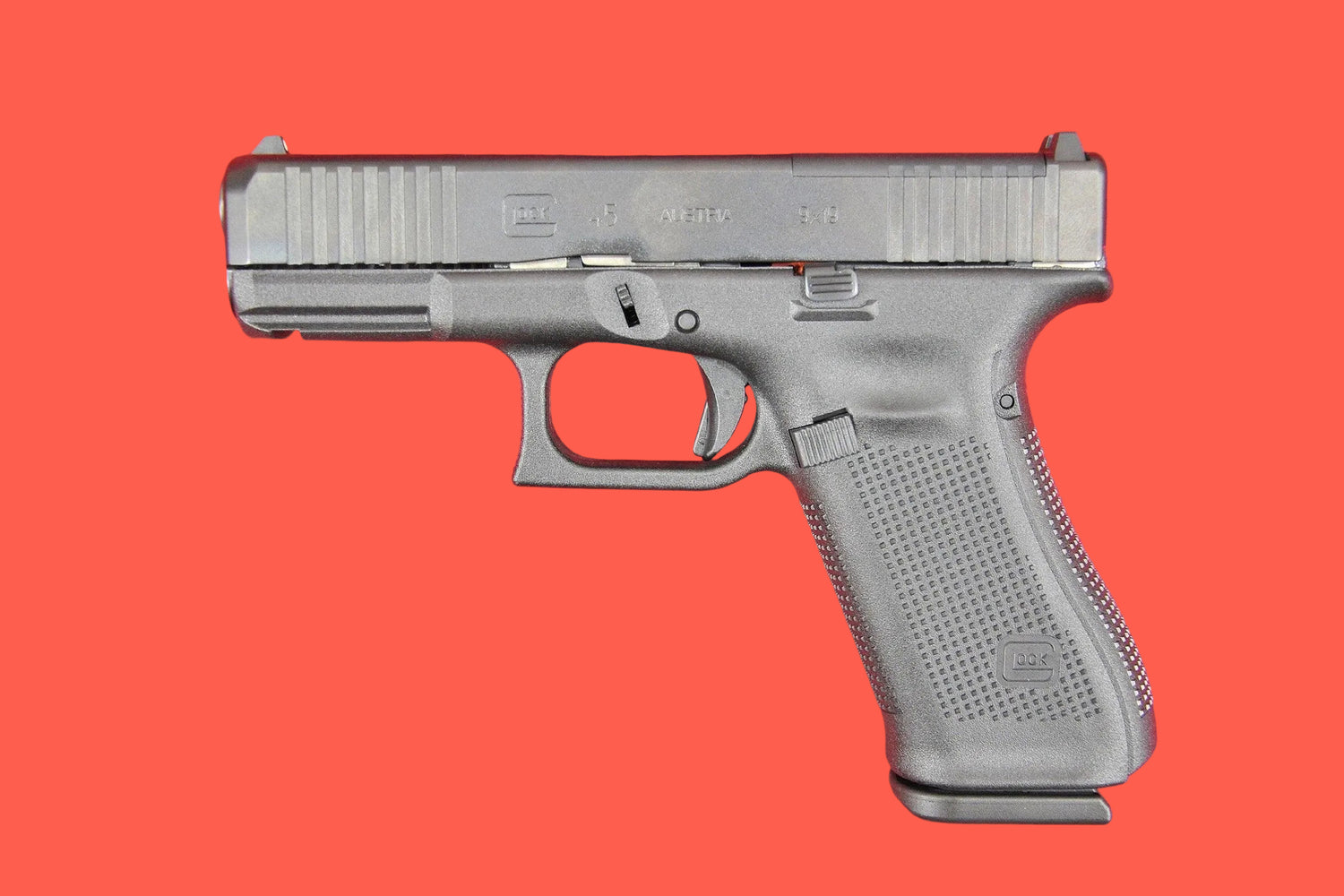 Halbautomatische Pistole Glock 45 MOS 9mm Luger - Seitenansicht links