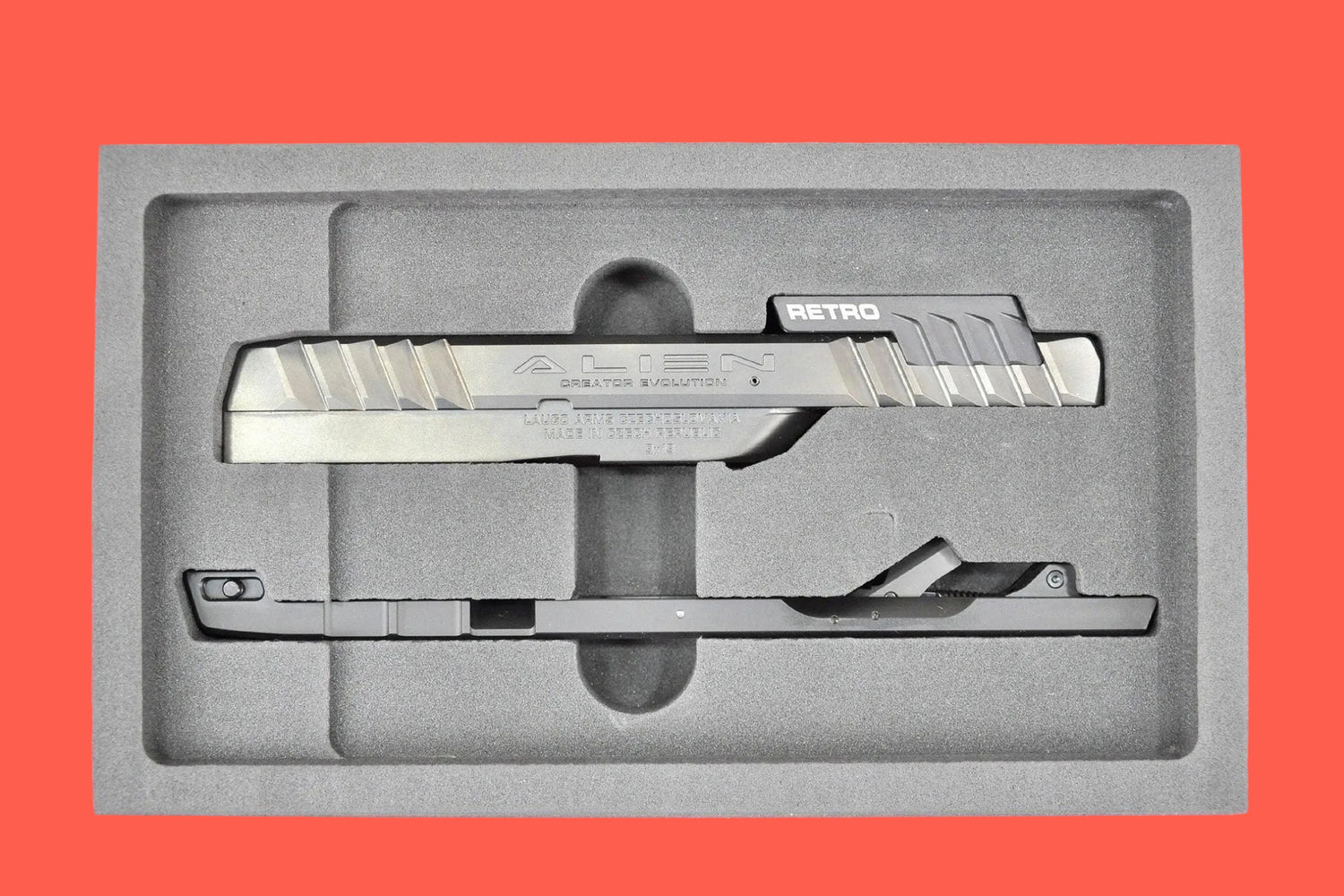 Wechselsystem Laugo Arms Slide Alien Creator Retro Kit - Seitenansicht/Draufsicht