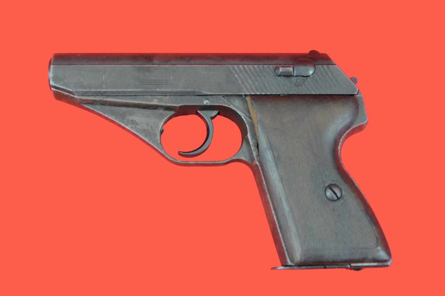 Halbautomatische Pistole Mauser HSc 7,65 mm Browning gebraucht - Seitenansicht links