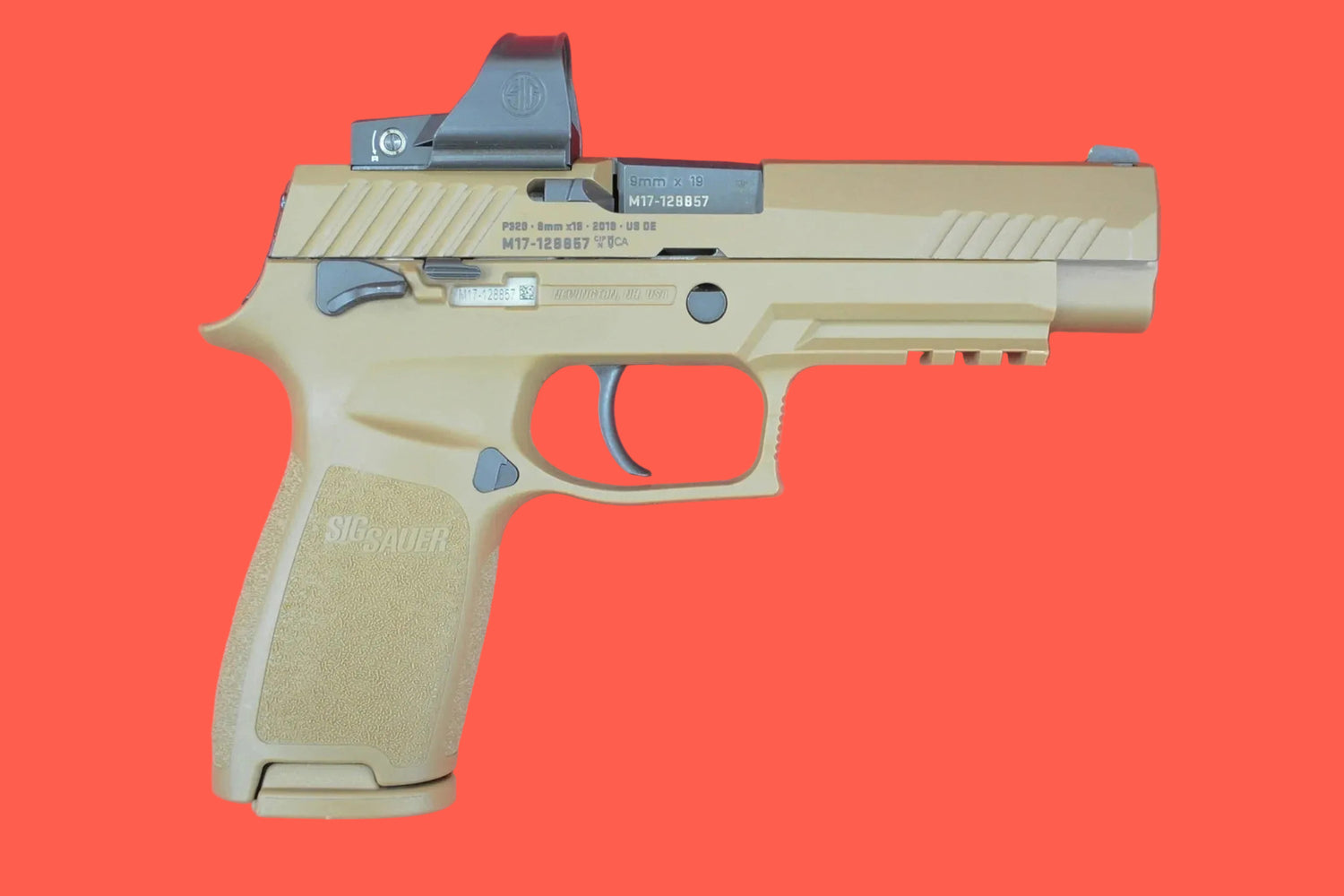 Halbautomatische Pistole Sig Sauer P320 9 mm Luger - Seitenansicht rechts