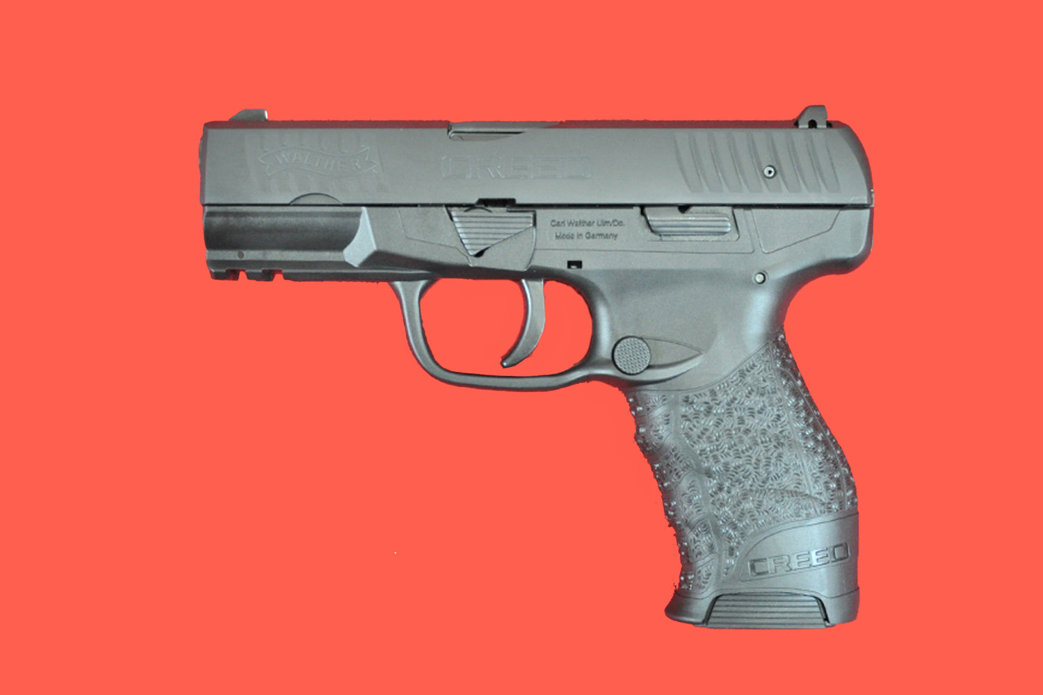 Halbautomatische Pistole Walther Creed 9mm Luger - Seitenansicht links