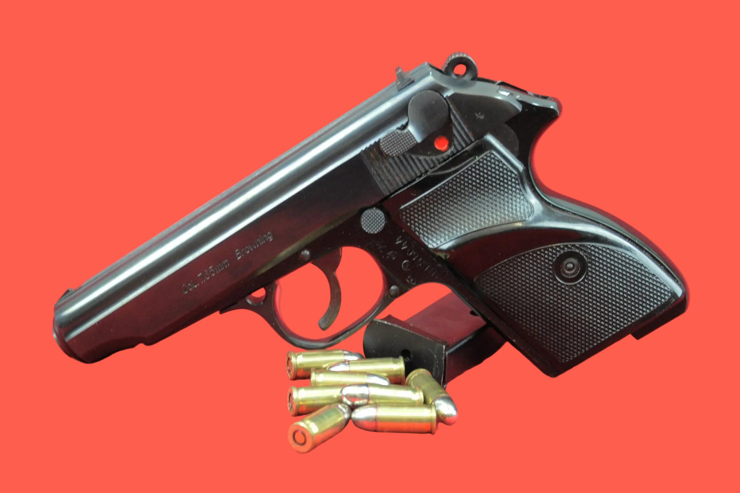 Halbautomatische Pistole Walther Klon 7,65 mm gebraucht - Seitenansicht