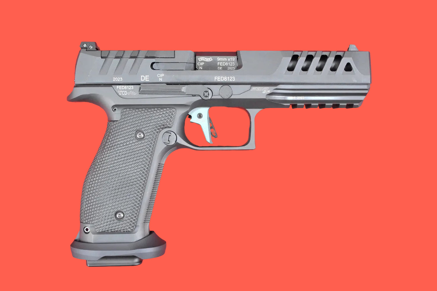 Halbautomatische Pistole Walther PDP Steel Frame Full Size Match OR 5