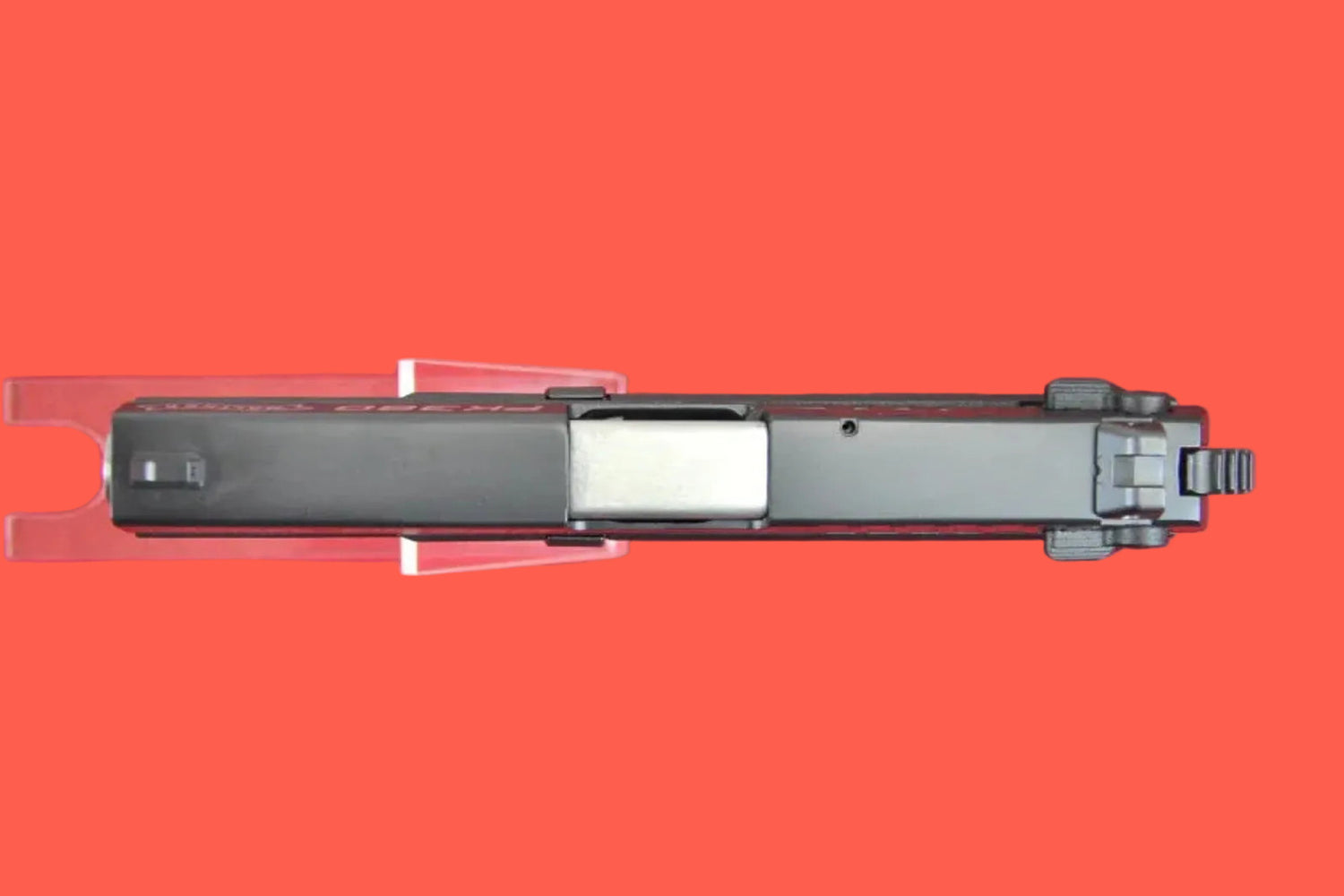 Halbautomatische Pistole Walther PK380 .380 Auto - Seitenansicht/Draufsicht
