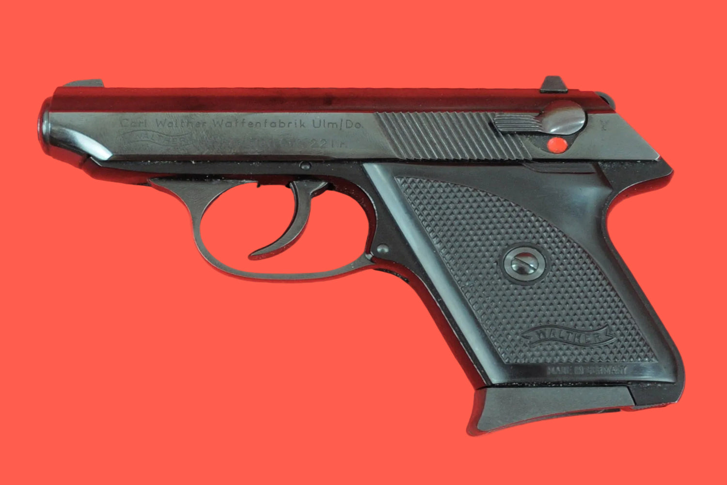 Halbautomatische Pistole Walther TPH .22 LR gebraucht - Seitenansicht links