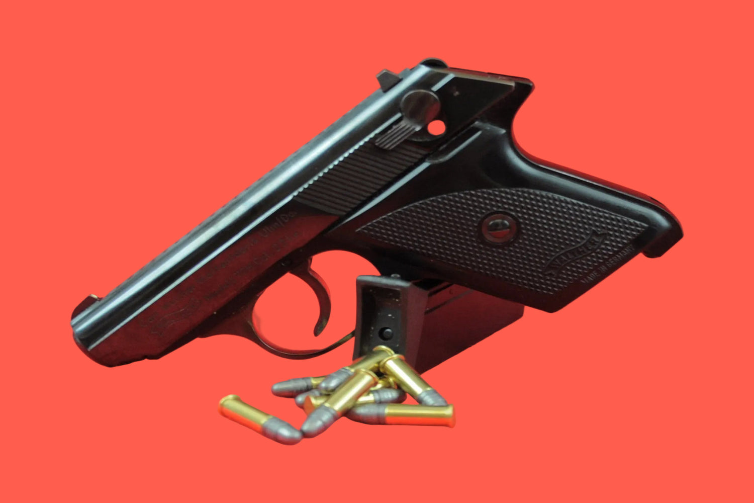 Halbautomatische Pistole Walther TPH .22 LR gebraucht - Seitenansicht