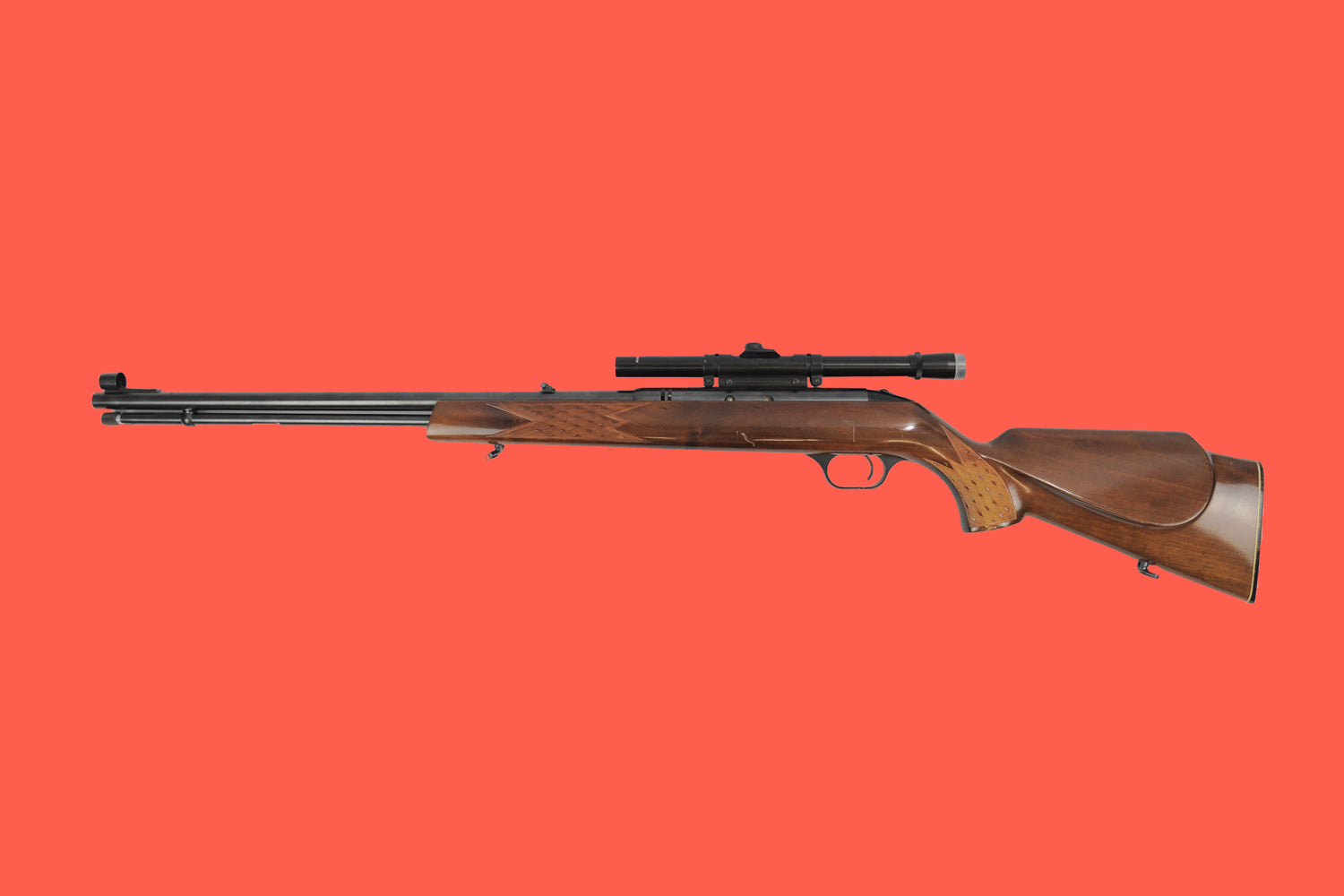 Halbautomatische Büchse Anschütz Kaliber .22lr Ansicht - links