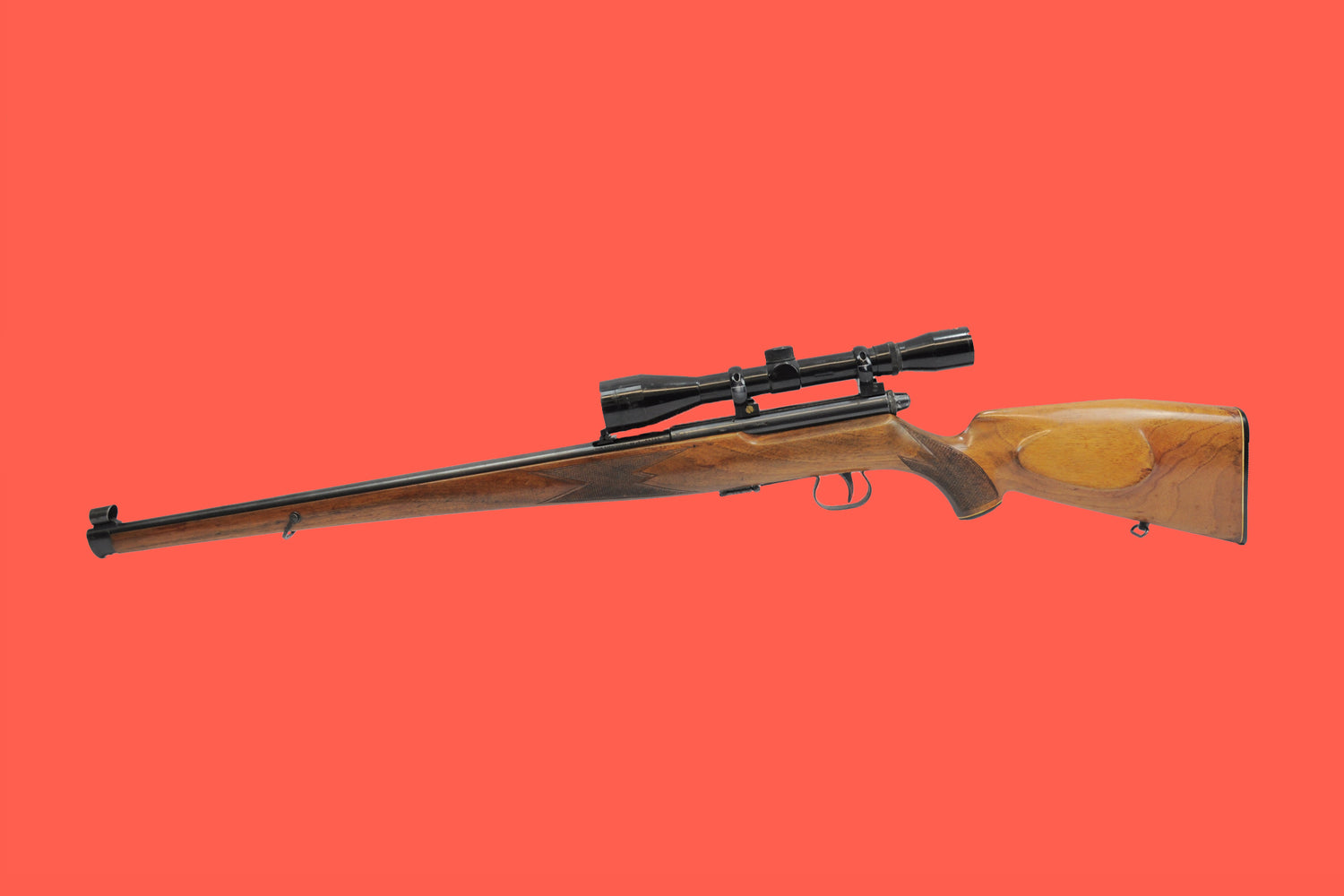 Repetierbüchse Kriegseskorte .22lr Ansicht - Seite