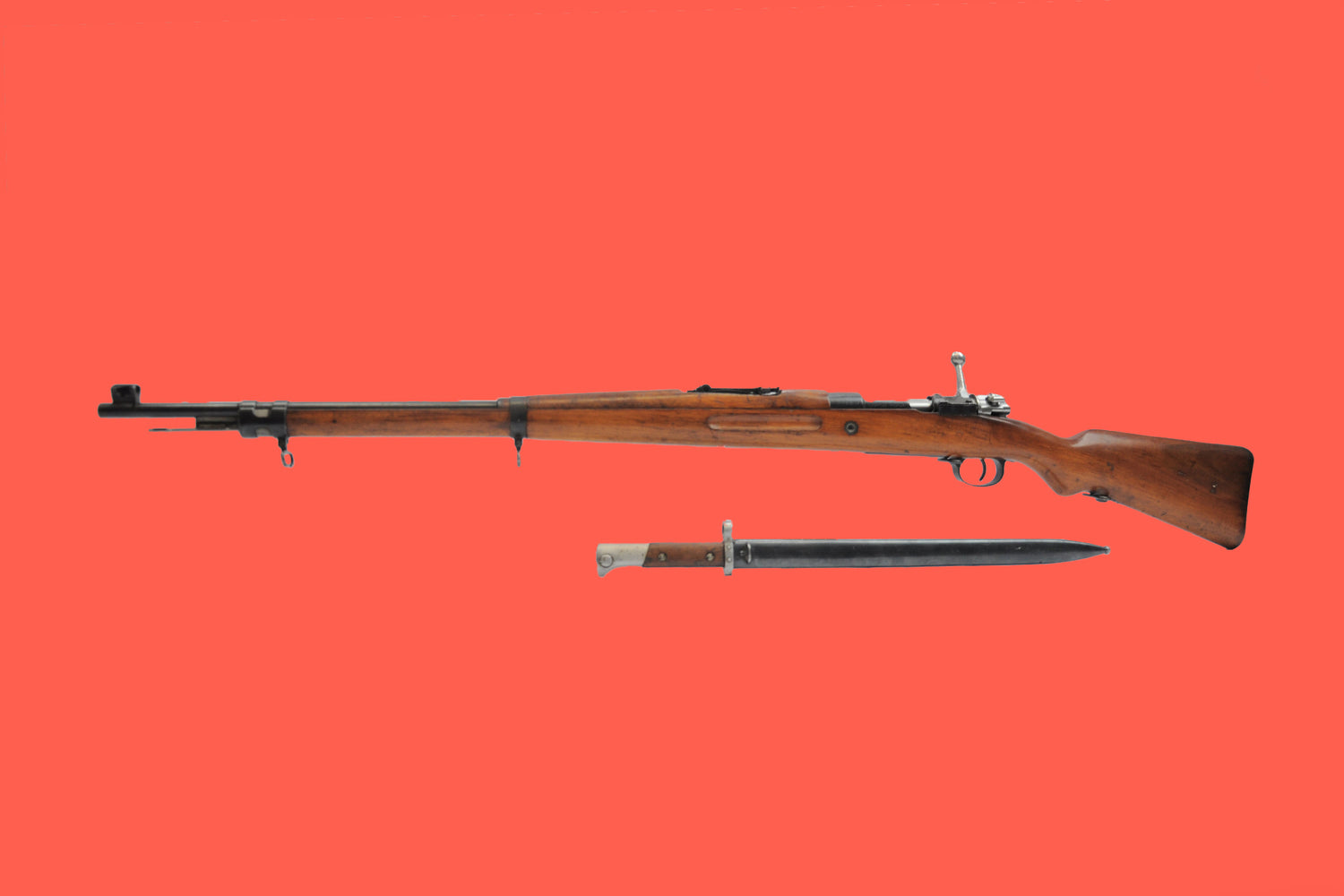 Repetierbüchse Mauser Persien 8x57IS Ansicht - Seite