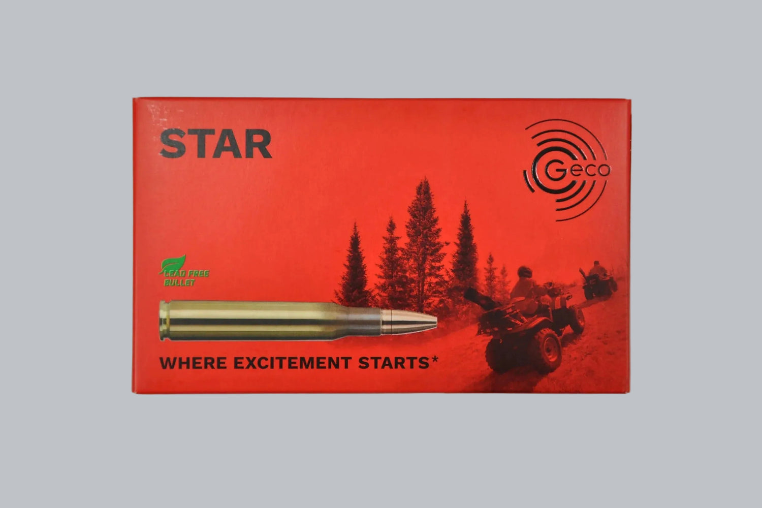 Munition Geco Star 7x64 140gr Munition, 9,1g/140gr Geschossgewicht, 20 Patronen Inhalt.