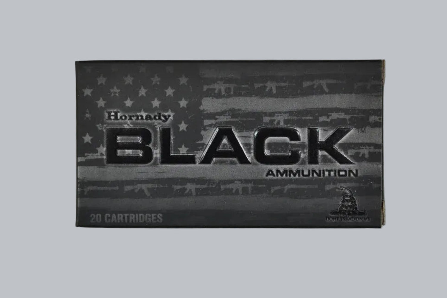 Munition Hornady V-Max Black .300 AAC Blackout 110gr Munition, 7,1g/110gr Geschossgewicht, 20 Patronen Inhalt.