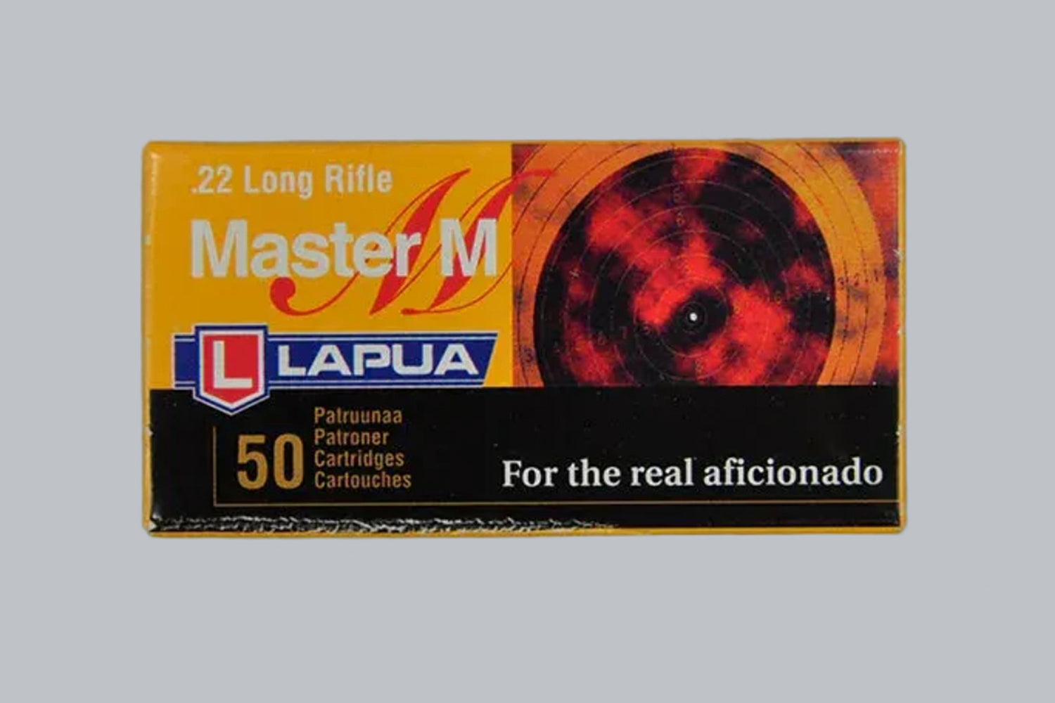 Munition Lapua Master M .22 lr Munition, 2,6g/40gr Geschossgewicht, 50 Patronen Inhalt.