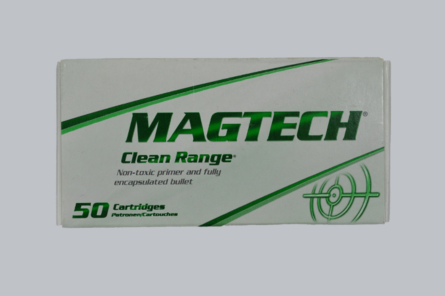 Munition Magtech Clean Range 9mm Luger 115gr Munition, 7,5g/115gr Geschossgewicht, 50 Patronen Inhalt.