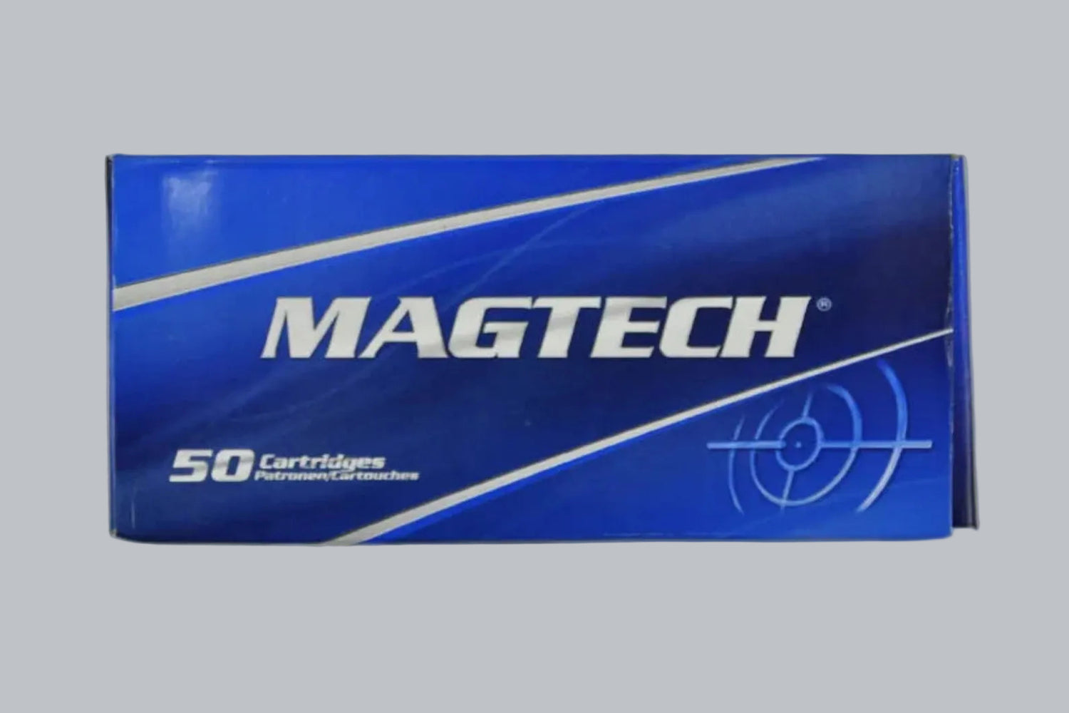 Munition Magtech FMJ 9mm Luger, 7,5g/115gr Geschossgewicht, 50 Patronen Inhalt.