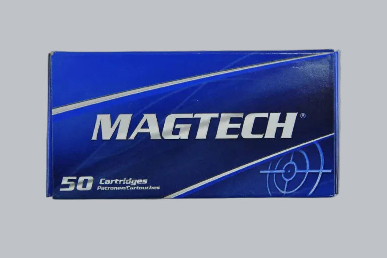 Munition Magtech FMJ Flat .357 Mag. 158gr Munition, 10,2g/158gr Geschossgewicht, 50 Patronen Inhalt.