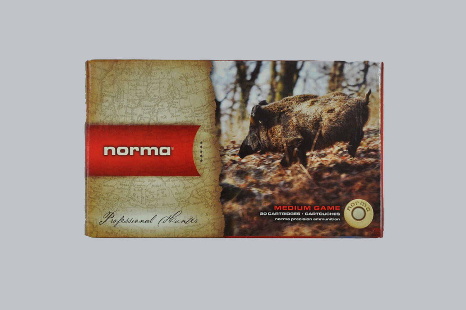 Munition Norma Tipstrke .30-06 Spring. 170gr Munition, 11,0g/170gr Geschossgewicht, 20 Patronen Inhalt.