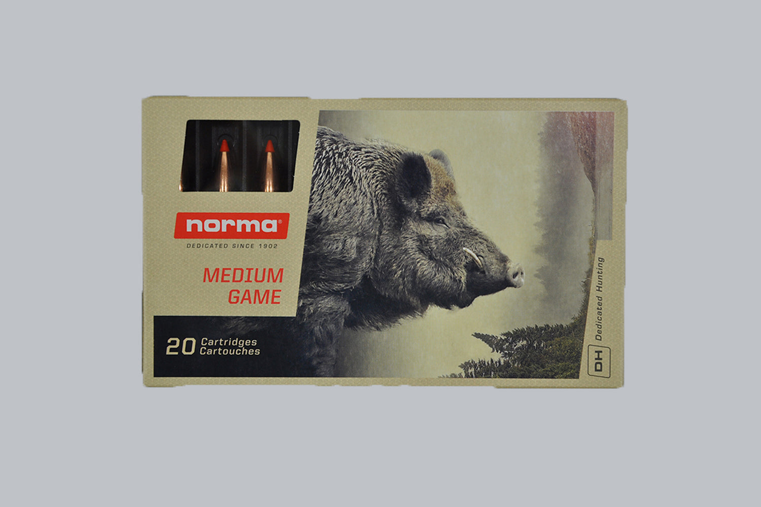 Munition Norma Tipstrike 7x57 R 160gr Munition, 10,4g/160gr Geschossgewicht, 20 Patronen Inhalt.
