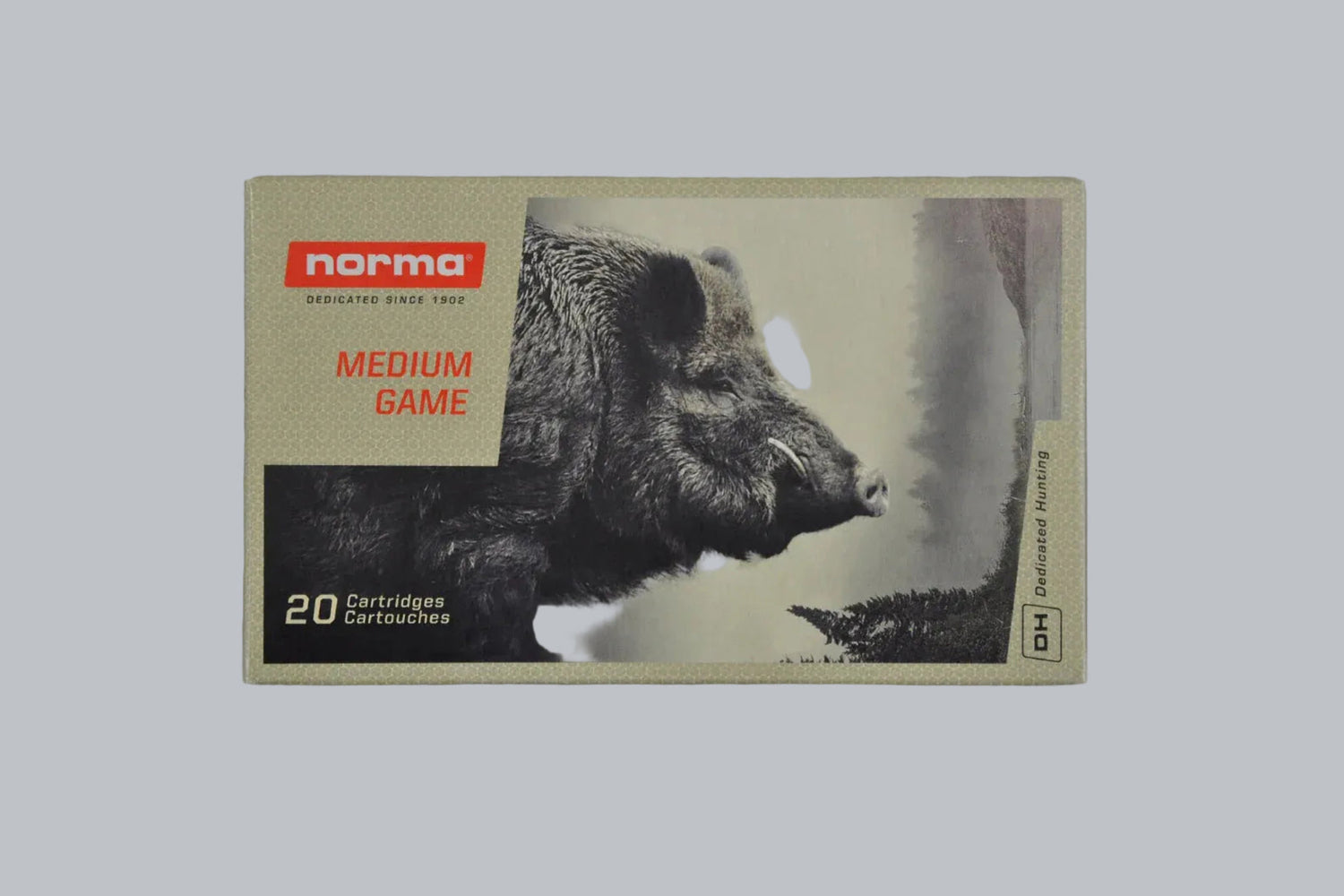 Munition Norma Vulkan .30-06 Spring. 180gr Munition, 11,7g/180gr Geschossgewicht, 20 Patronen Inhalt.