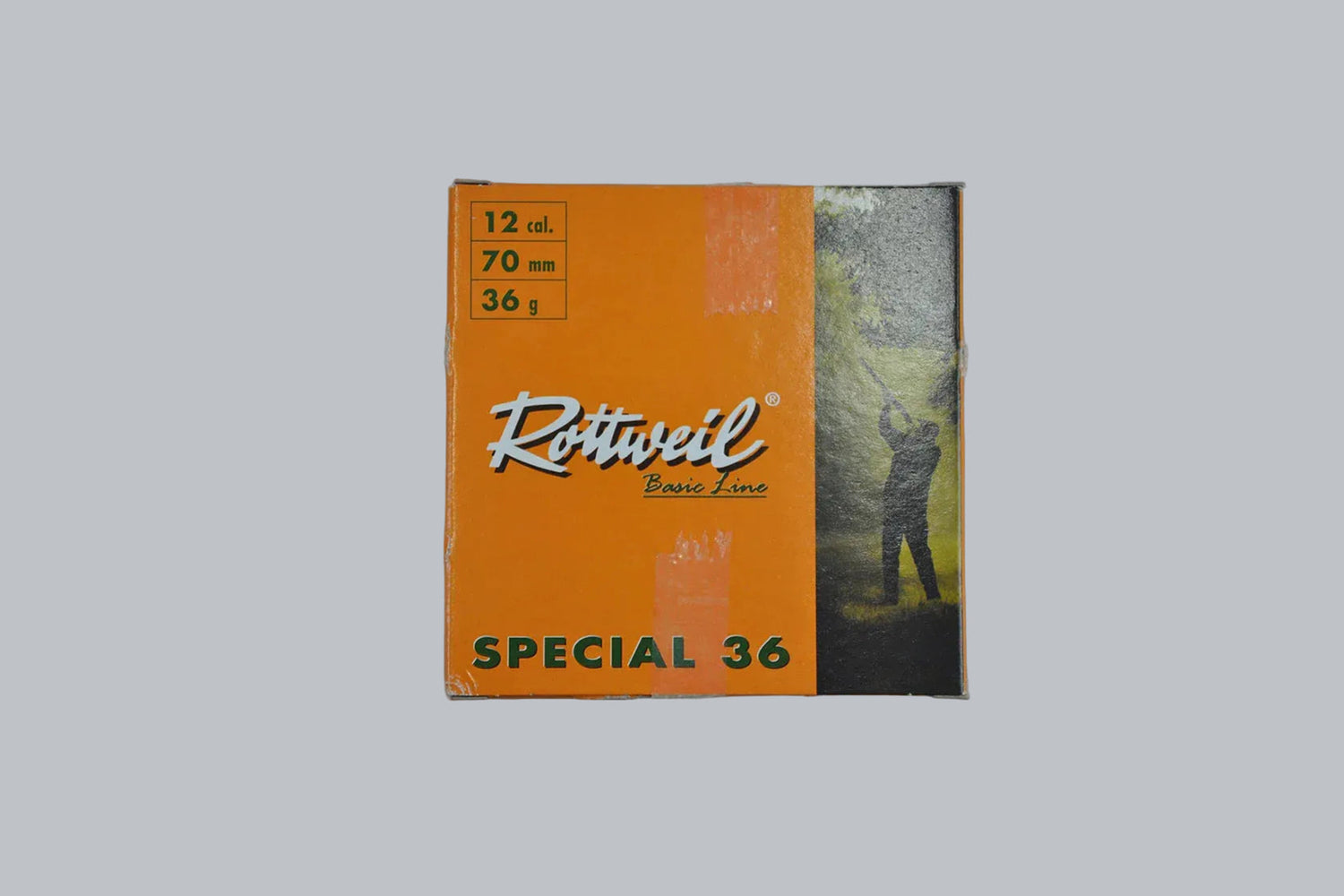 Munition Rottweil Special 36 12/70 2,5mm-4,0mm Munition, 36,0g/556gr Geschossgewicht, 25 Patronen Inhalt.