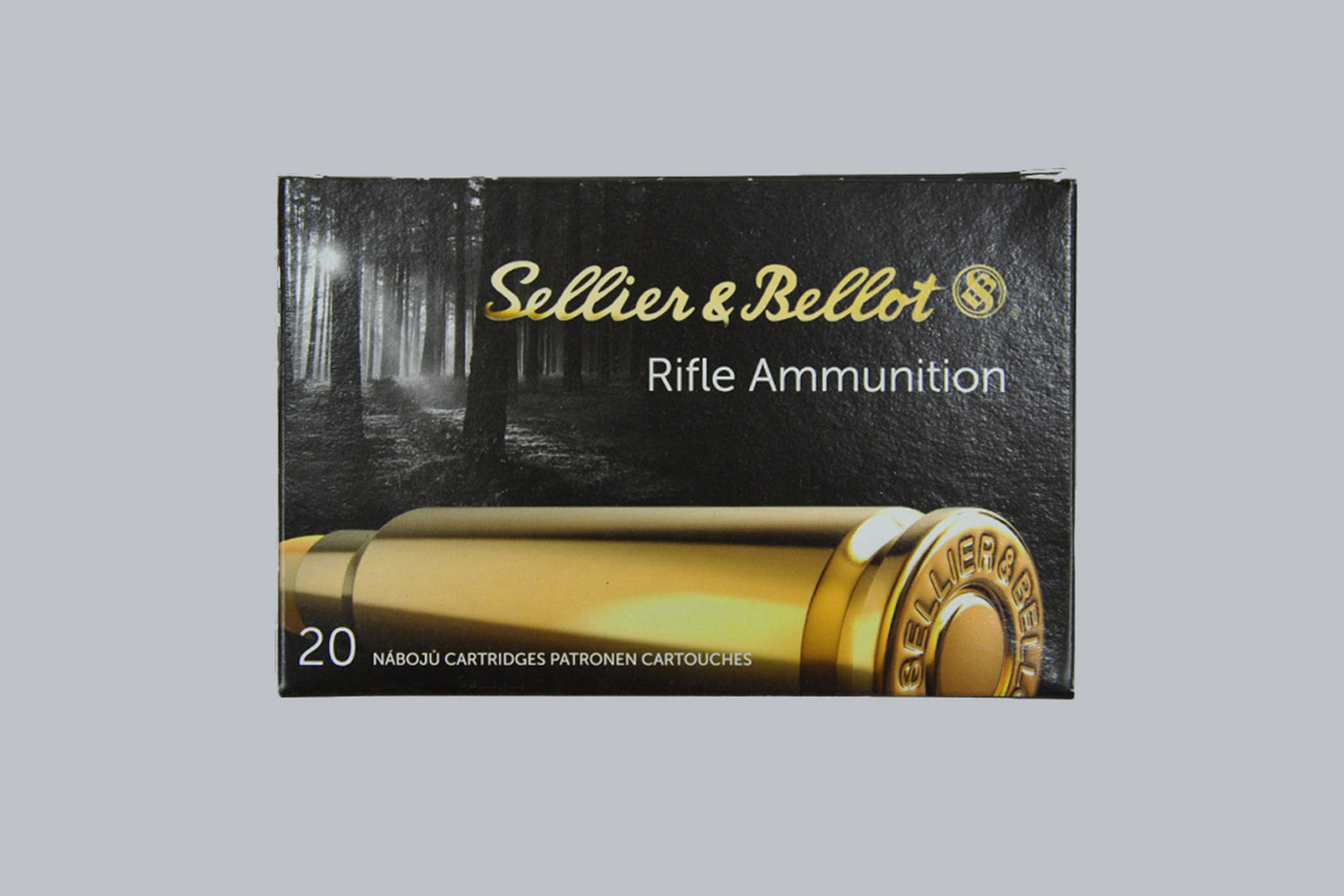 Munition Sellier & Bellot SP 7x64 140gr Munition, 9,1g/140gr Geschossgewicht, 20 Patronen Inhalt.