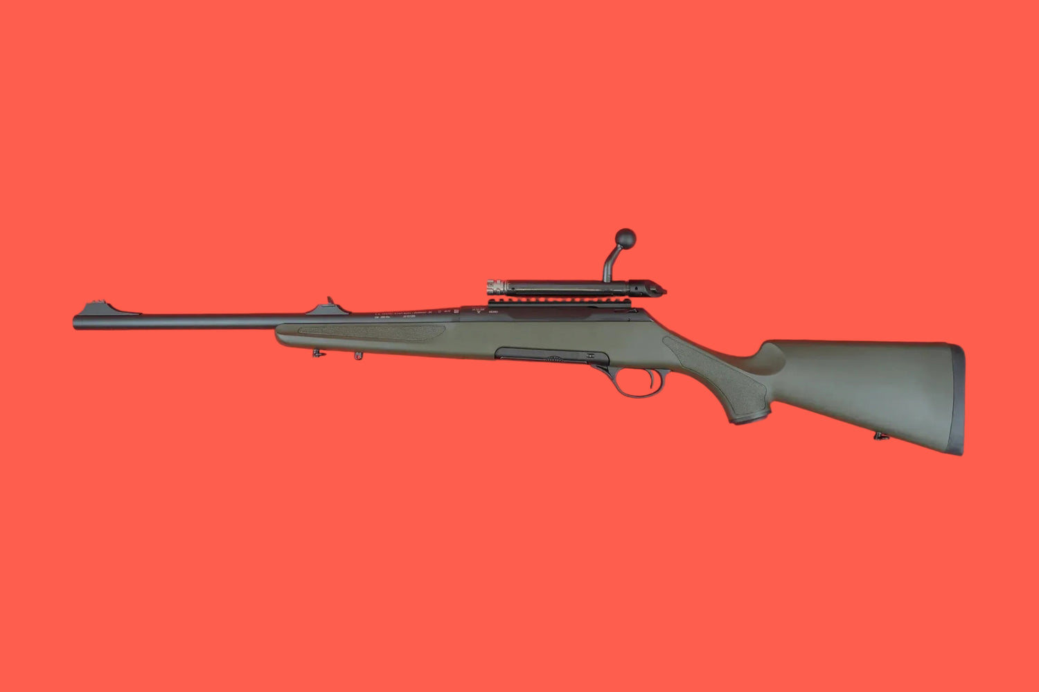 Repetierbüchse Haenel Jäger 10 oliv .308 Win - Seitenansicht links