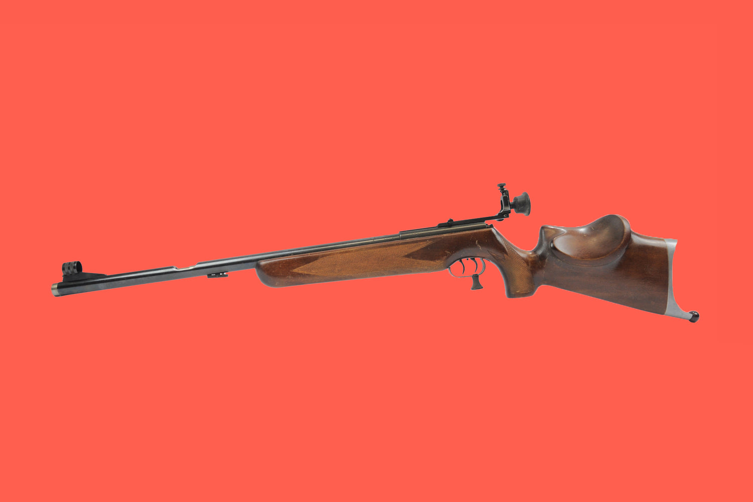 Repetierbüchse Schmidt HW9 Kal. 4mm Ansicht Seite
