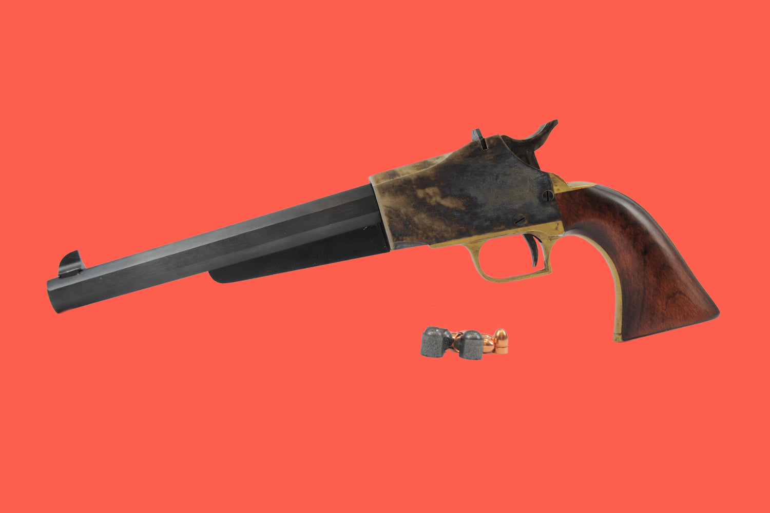 Revolver ASM Tingle Kaliber .44 Black Powder Ansicht - Seite