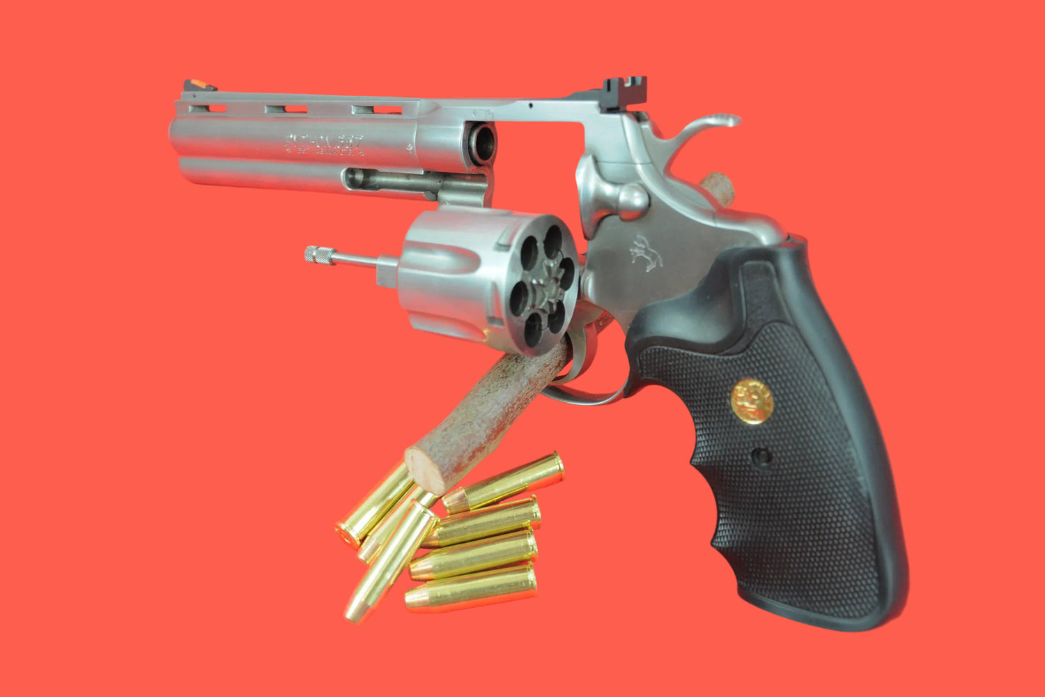 Revolver Colt Python .357 Mag. gebraucht - Seitenansicht/Draufsicht