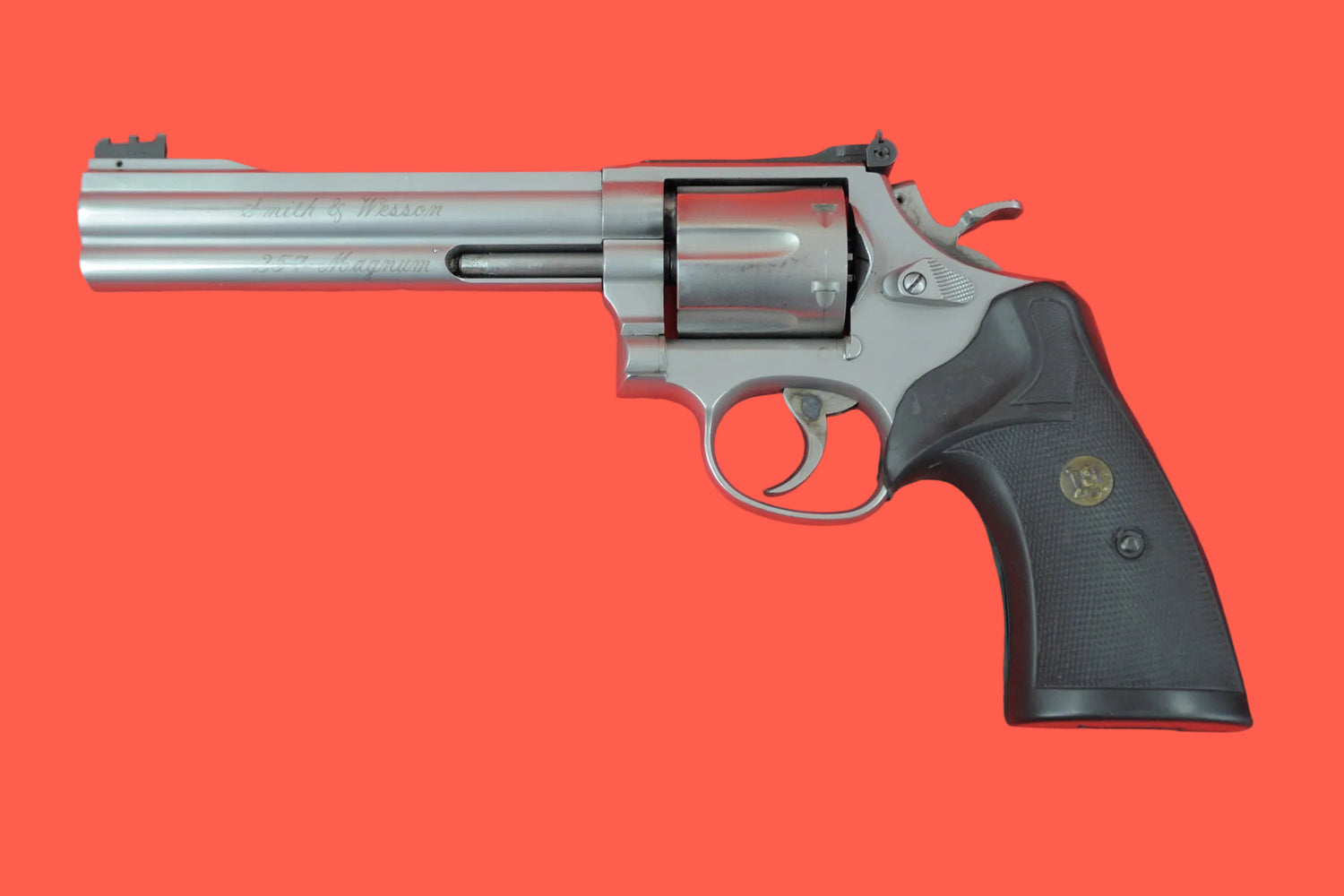 Revolver Smith & Wesson 686-4 Target Champion .357 Mag. gebraucht - Seitenansicht links