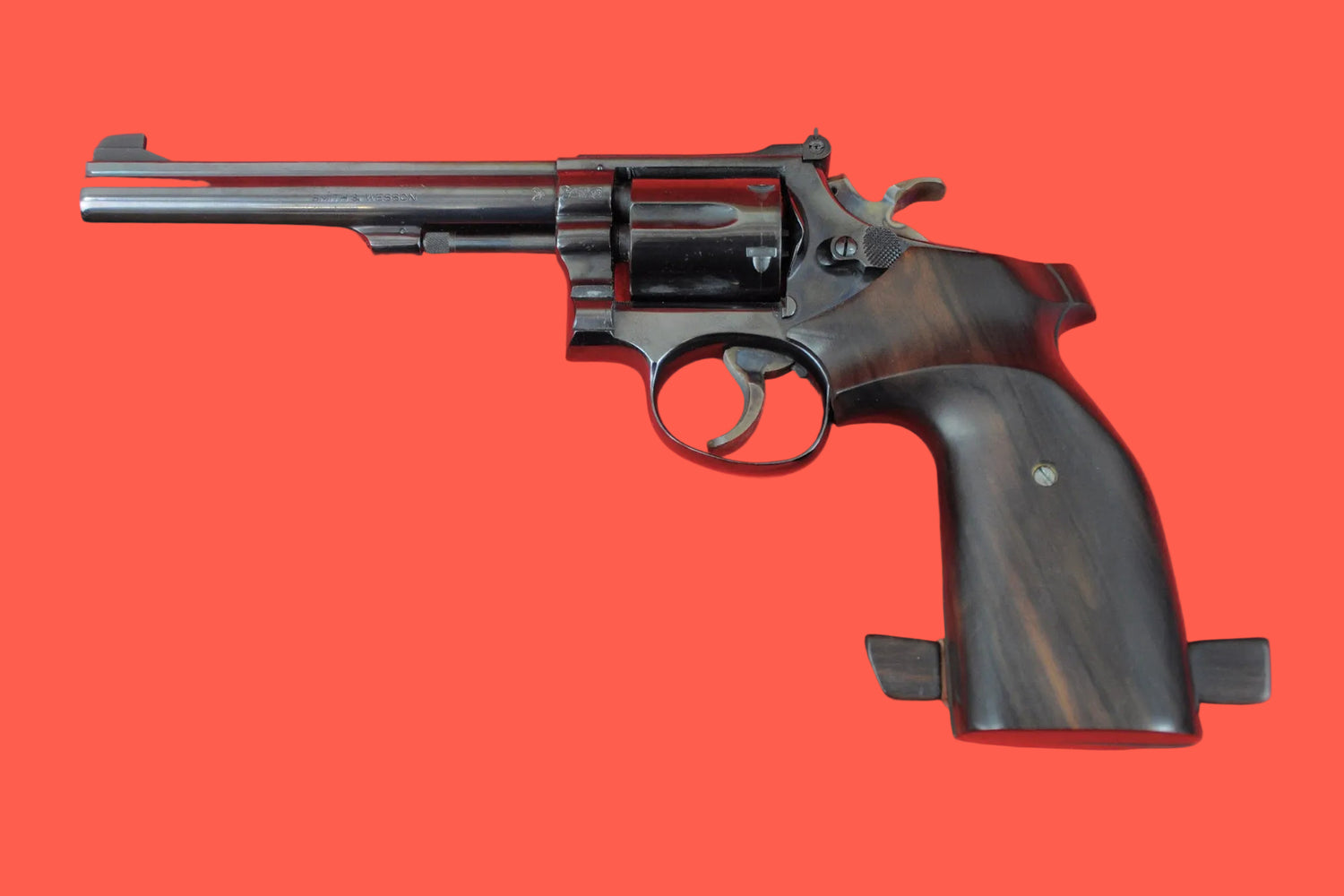 Revolver Smith & Wesson Mod. 14 .38 Special gebraucht - Seitenansicht links
