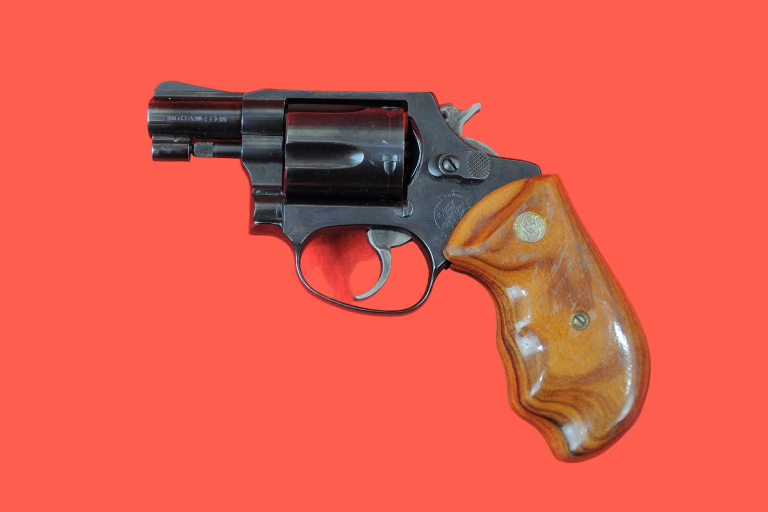 Revolver Smith & Wesson Mod. 36-7 .38 Special gebraucht - Seitenansicht links