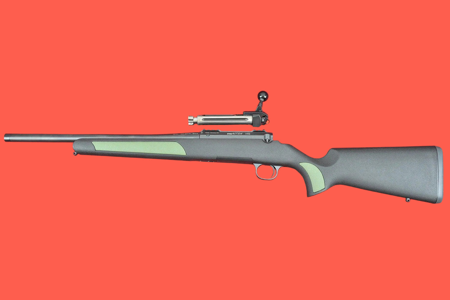 Steel Action Hs 308 Win Synthetikschaft Buechse Selbstladebüchse – Seitenansicht links